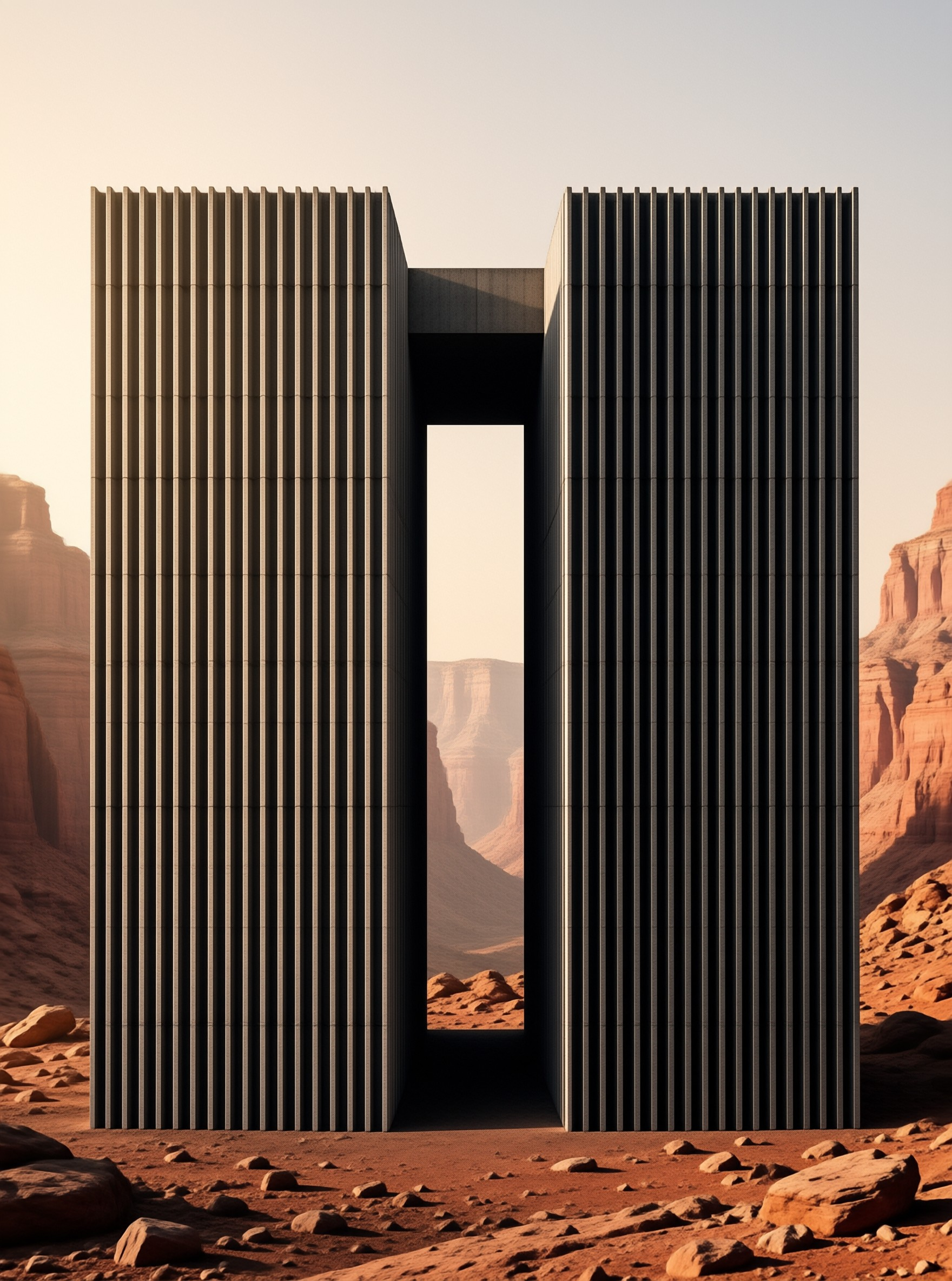 Desert Monolith Gate