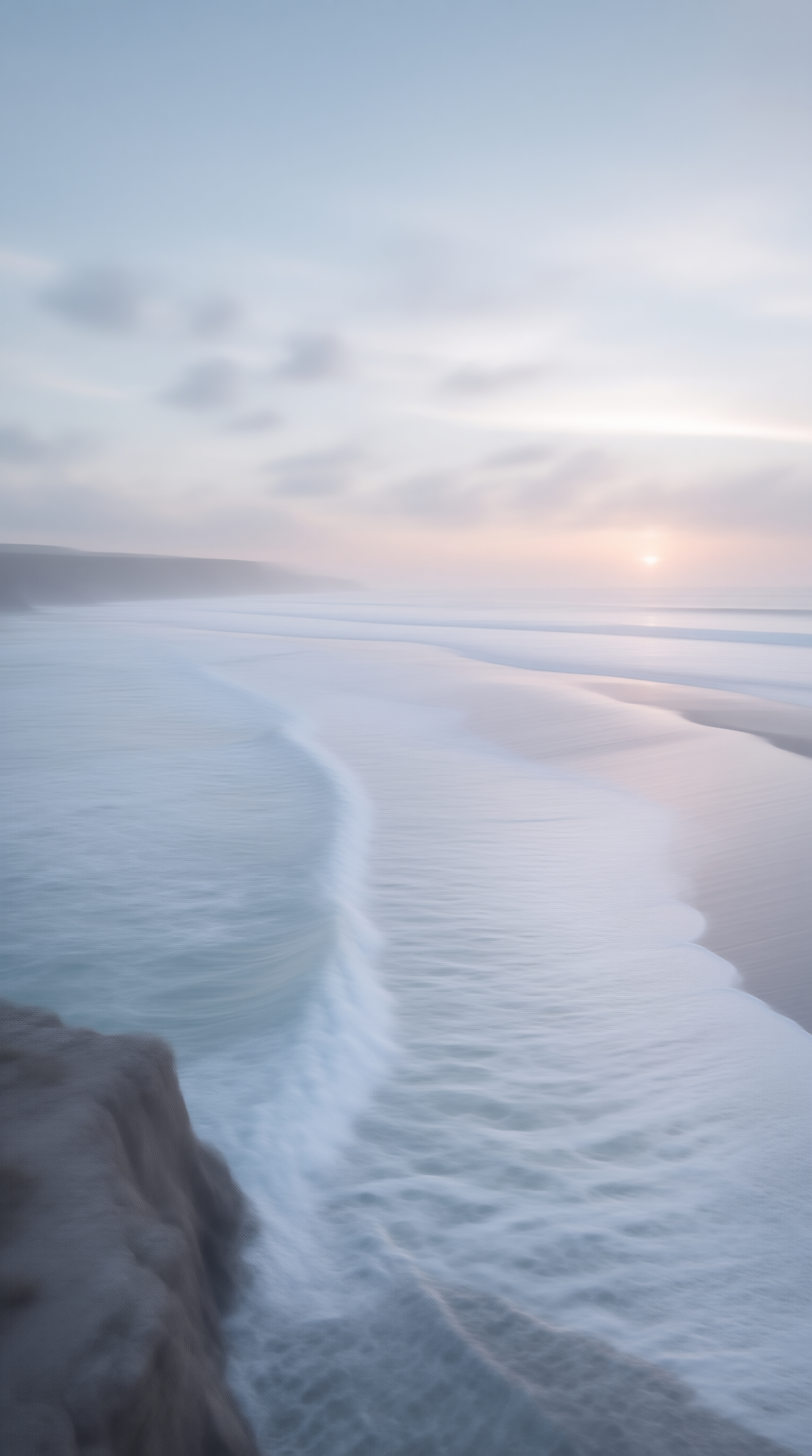 Tranquil Beach at Twilight