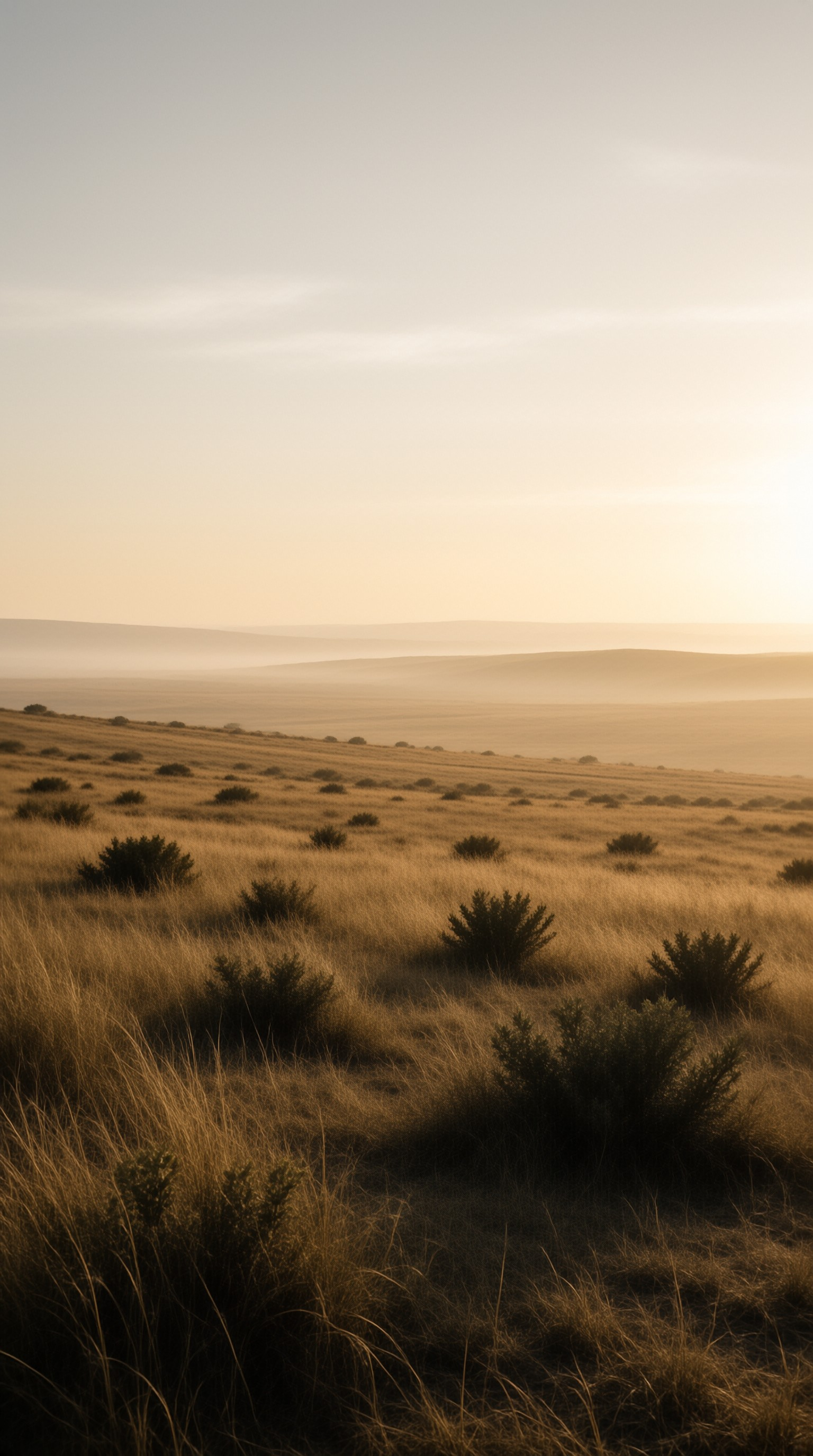 Golden Misty Landscape
