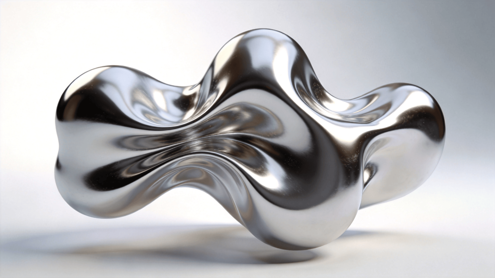 Elegant Fluid Blob Study