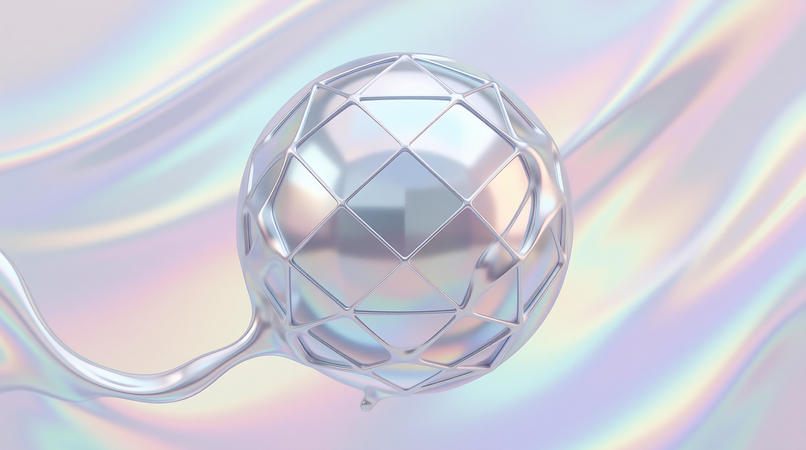 Chrome Lattice Sphere — Holographic Study