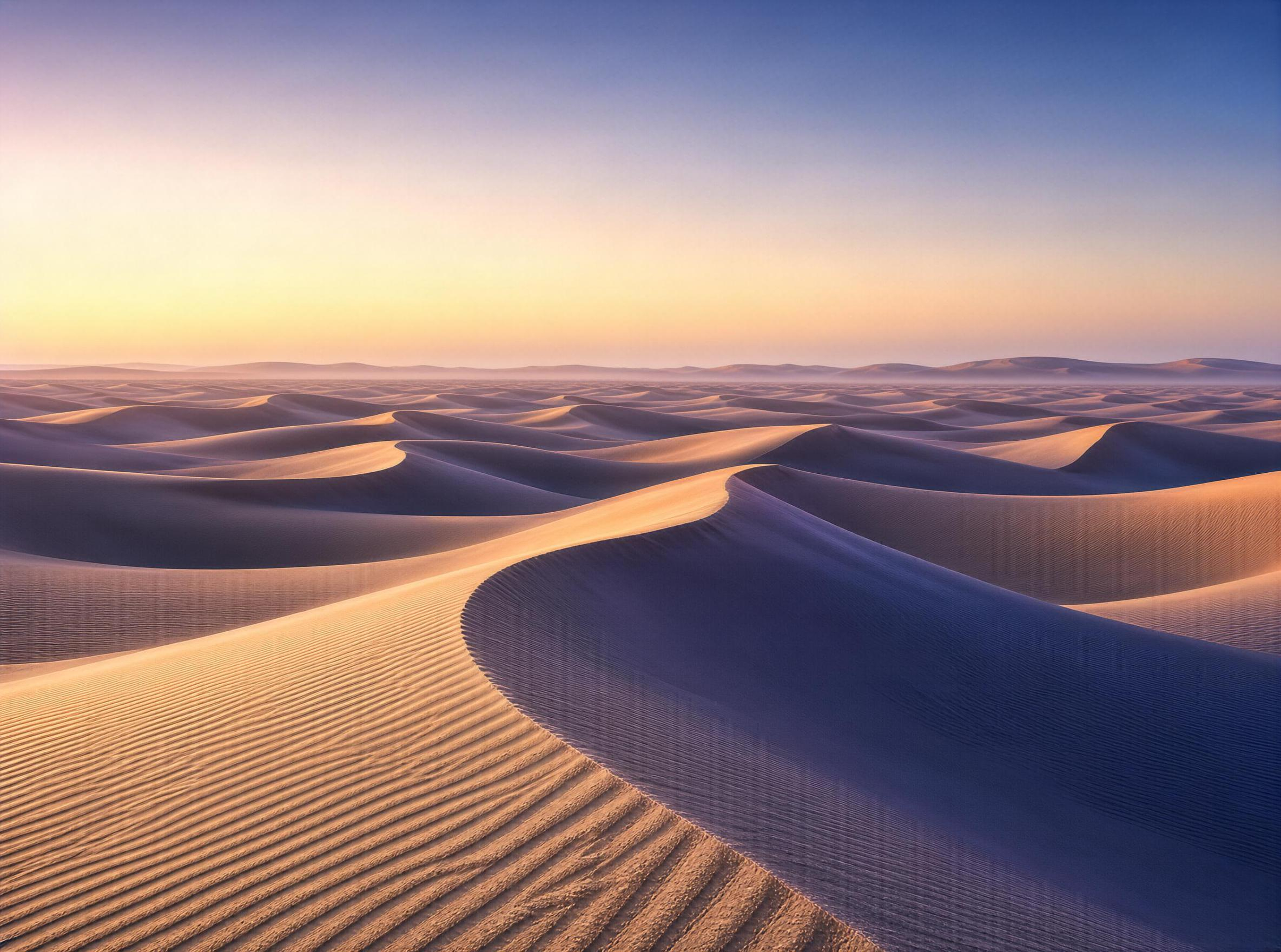 Golden Hour Sand Dunes