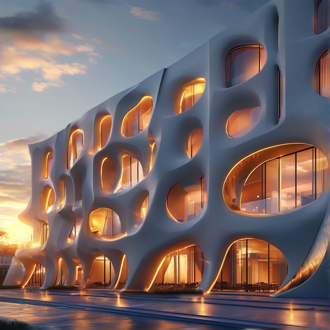 Futuristic Organic Building