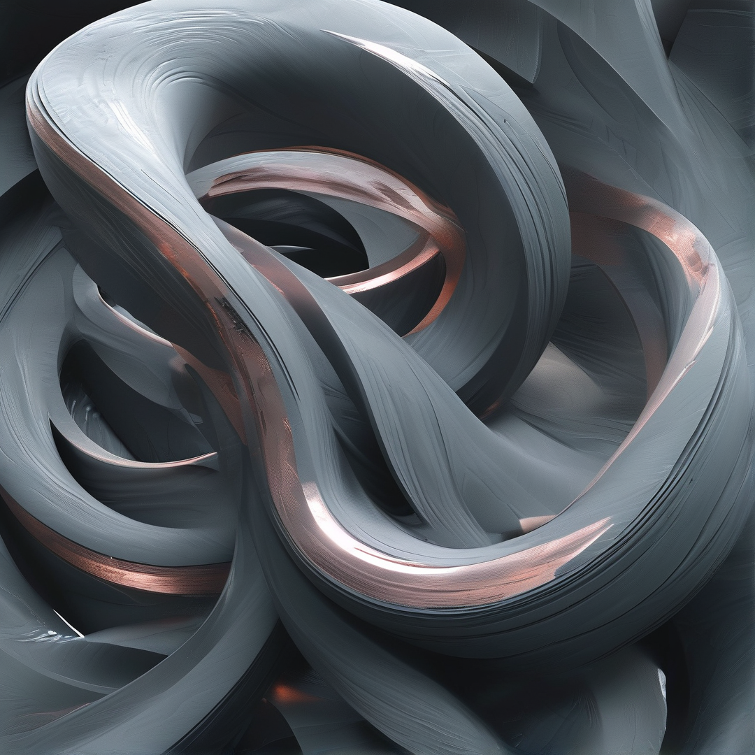 Abstract Metallic Flow