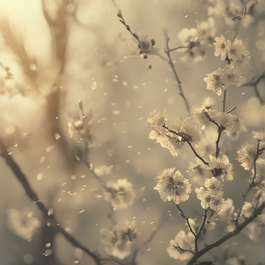 Soft Blossoms in Warm Light