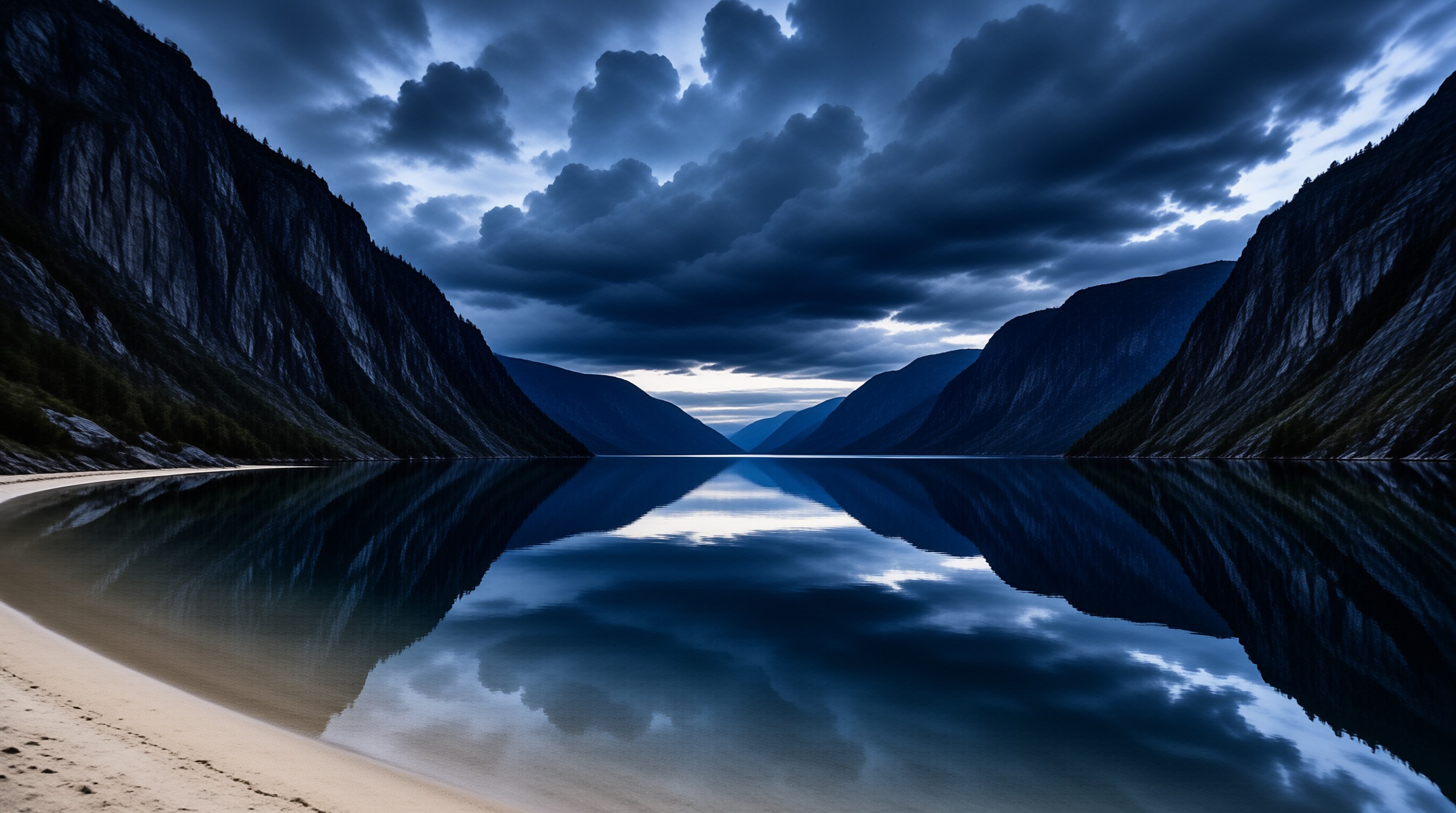 Mountain Lake Reflection
