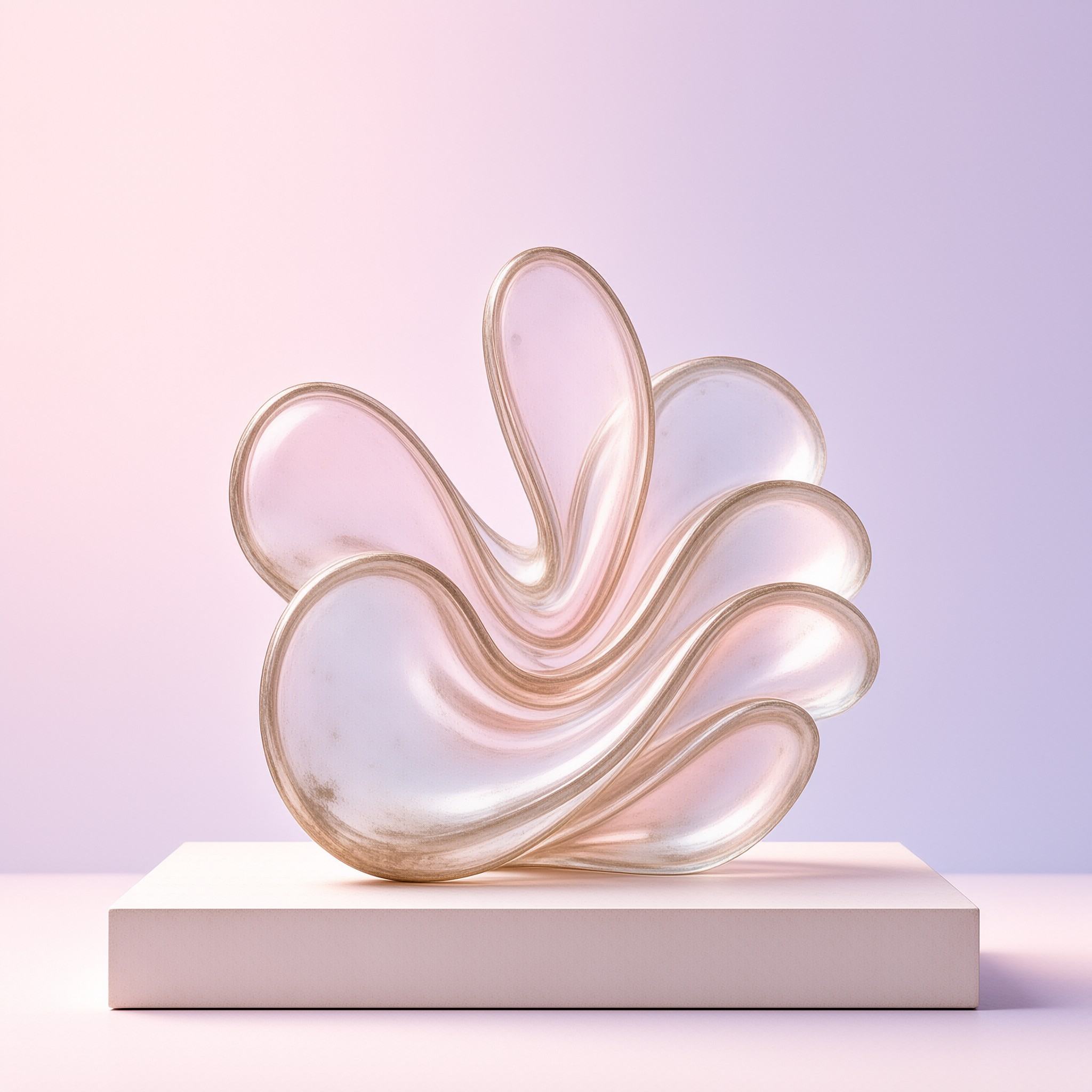 Abstract Floral Sculpture