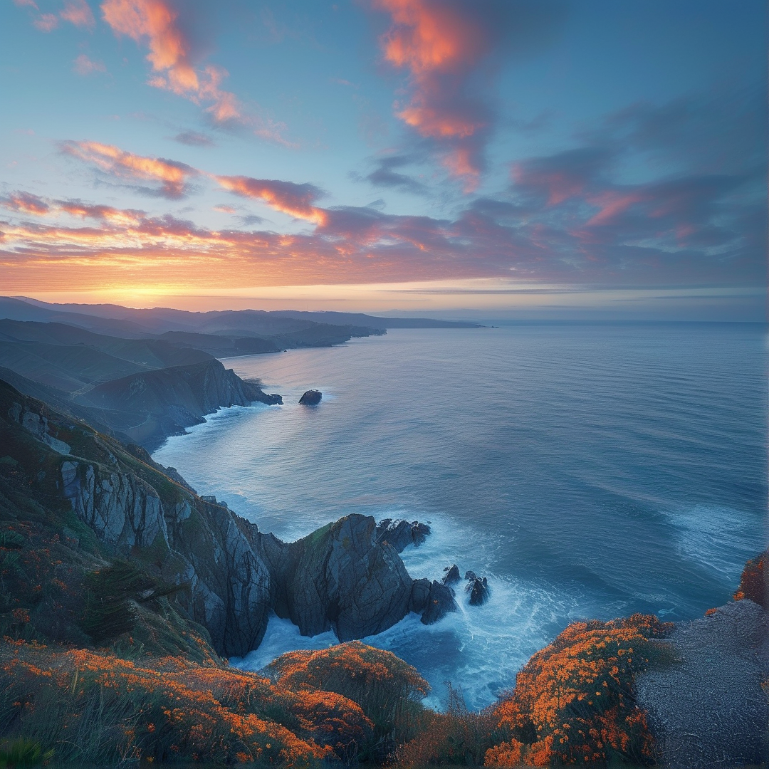 Coastal Sunset Vista