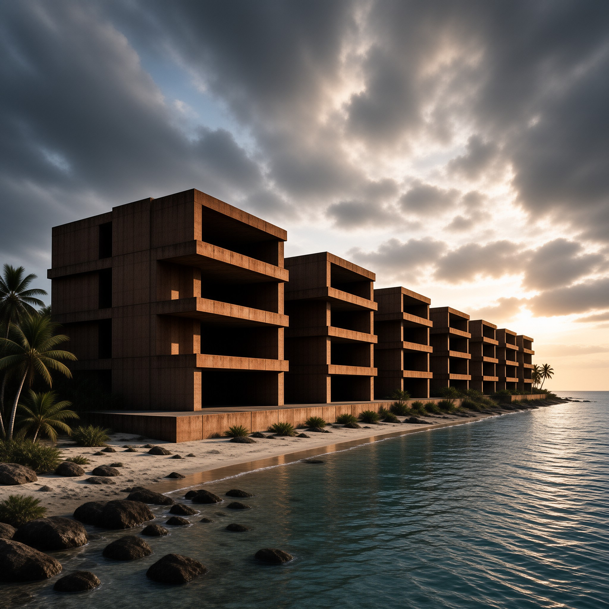 Coastal Brutalist Architecture