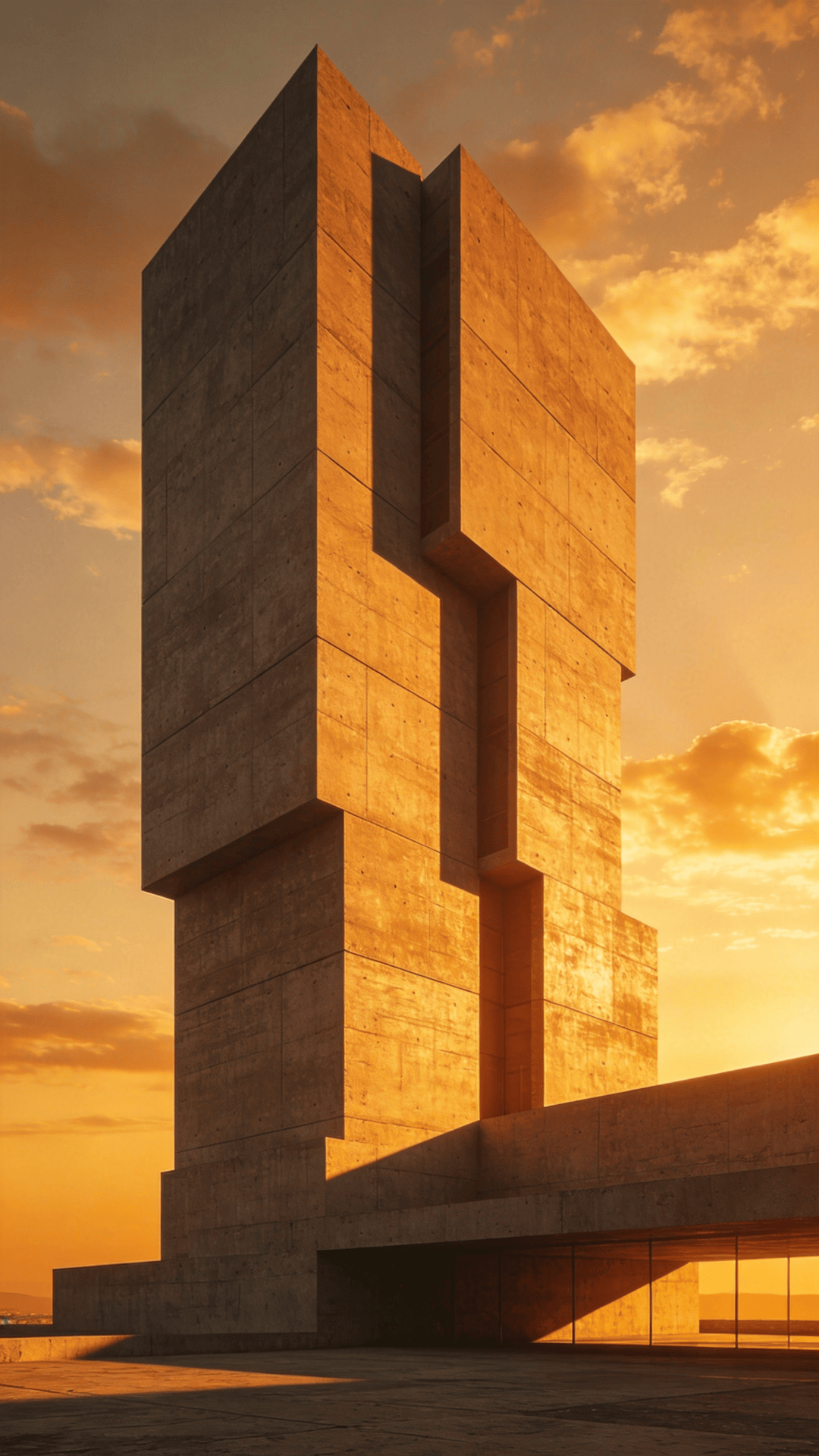 Tower in Golden Sunset