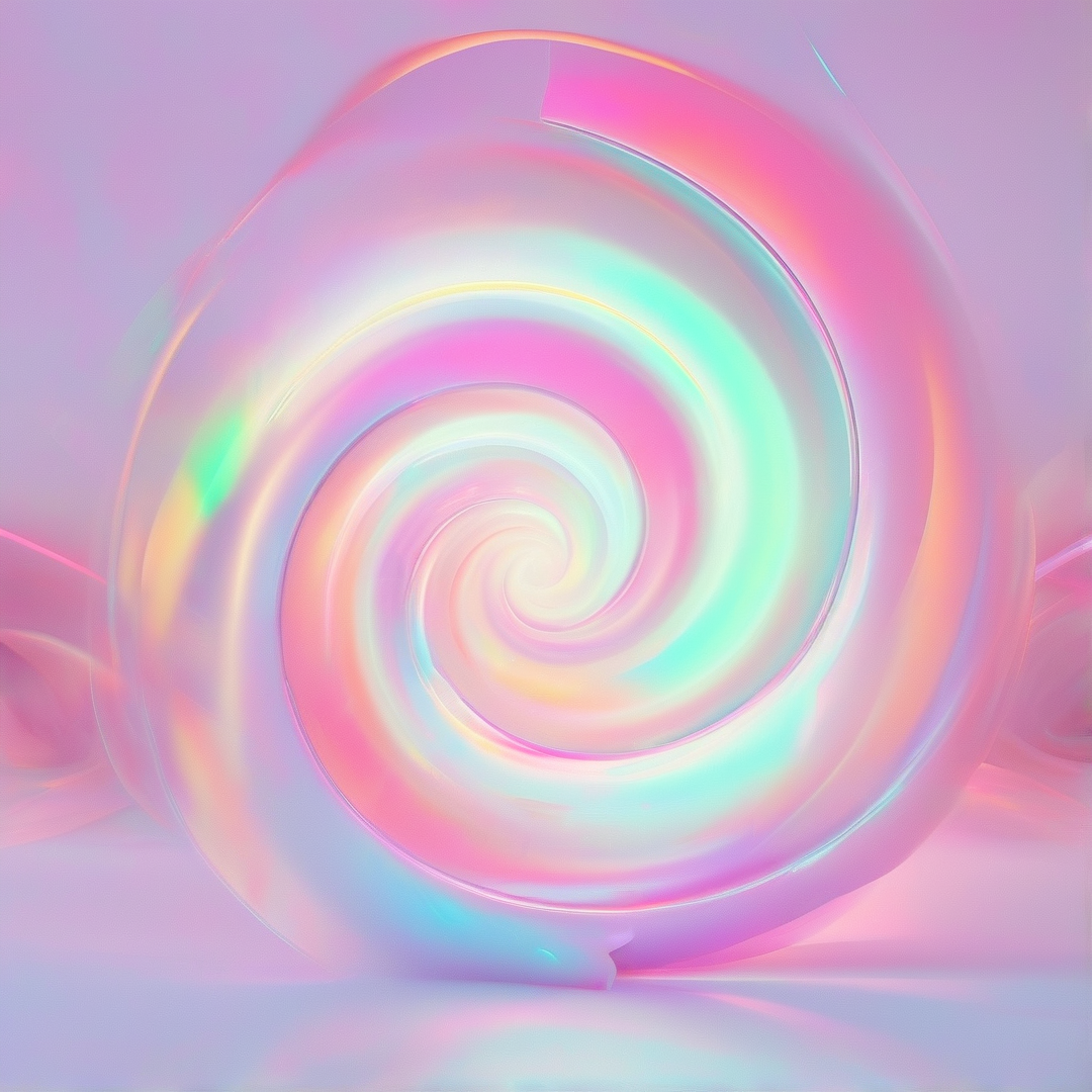 Pastel Abstract Vortex