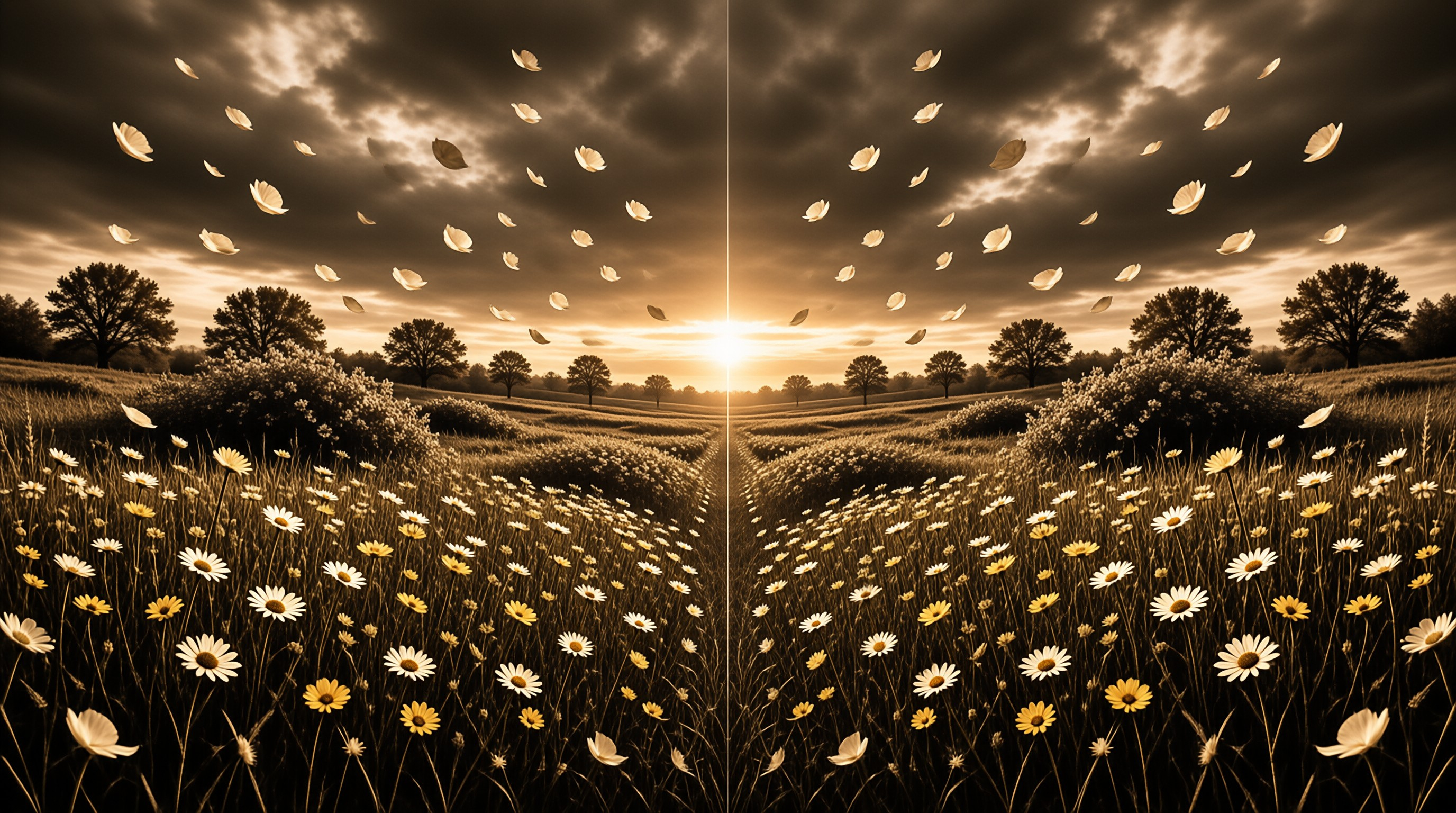 Symmetric Sunset Field