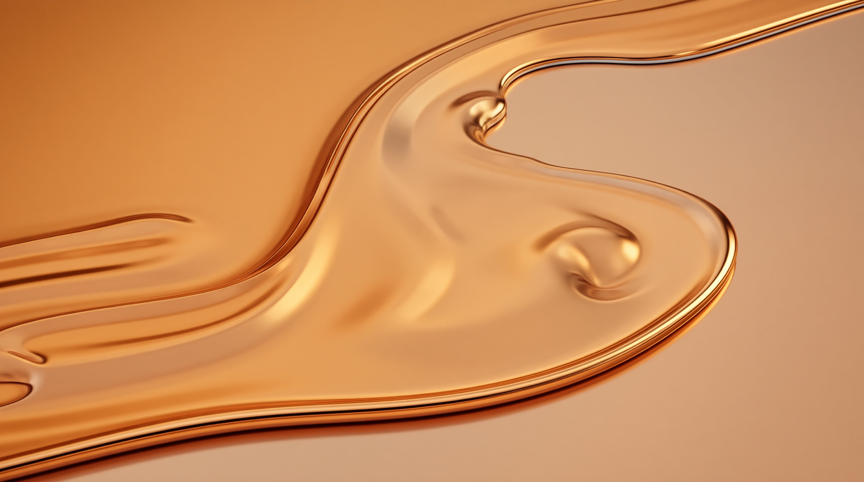 Golden Liquid Abstraction