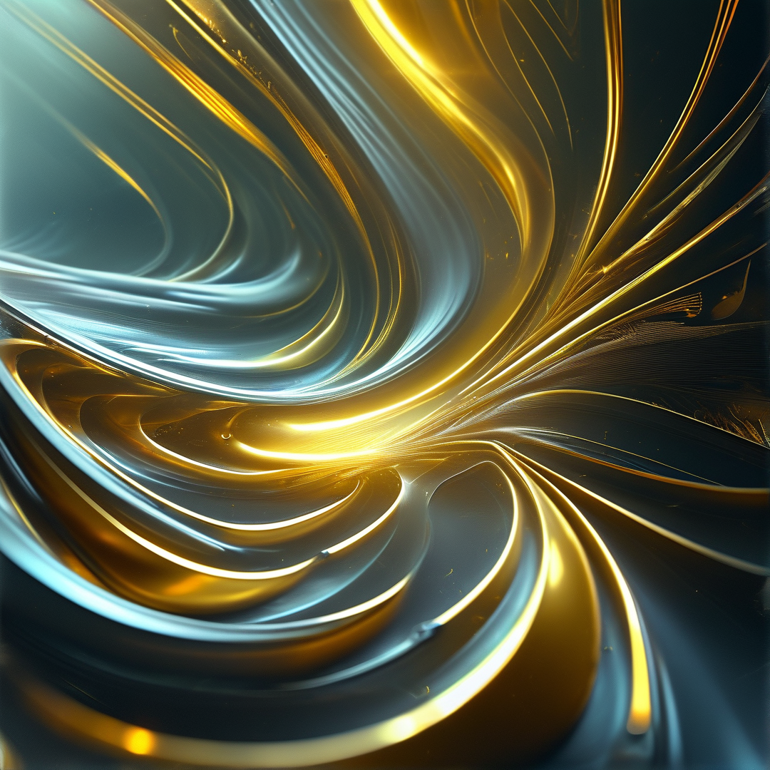 Molten Gold Swirls