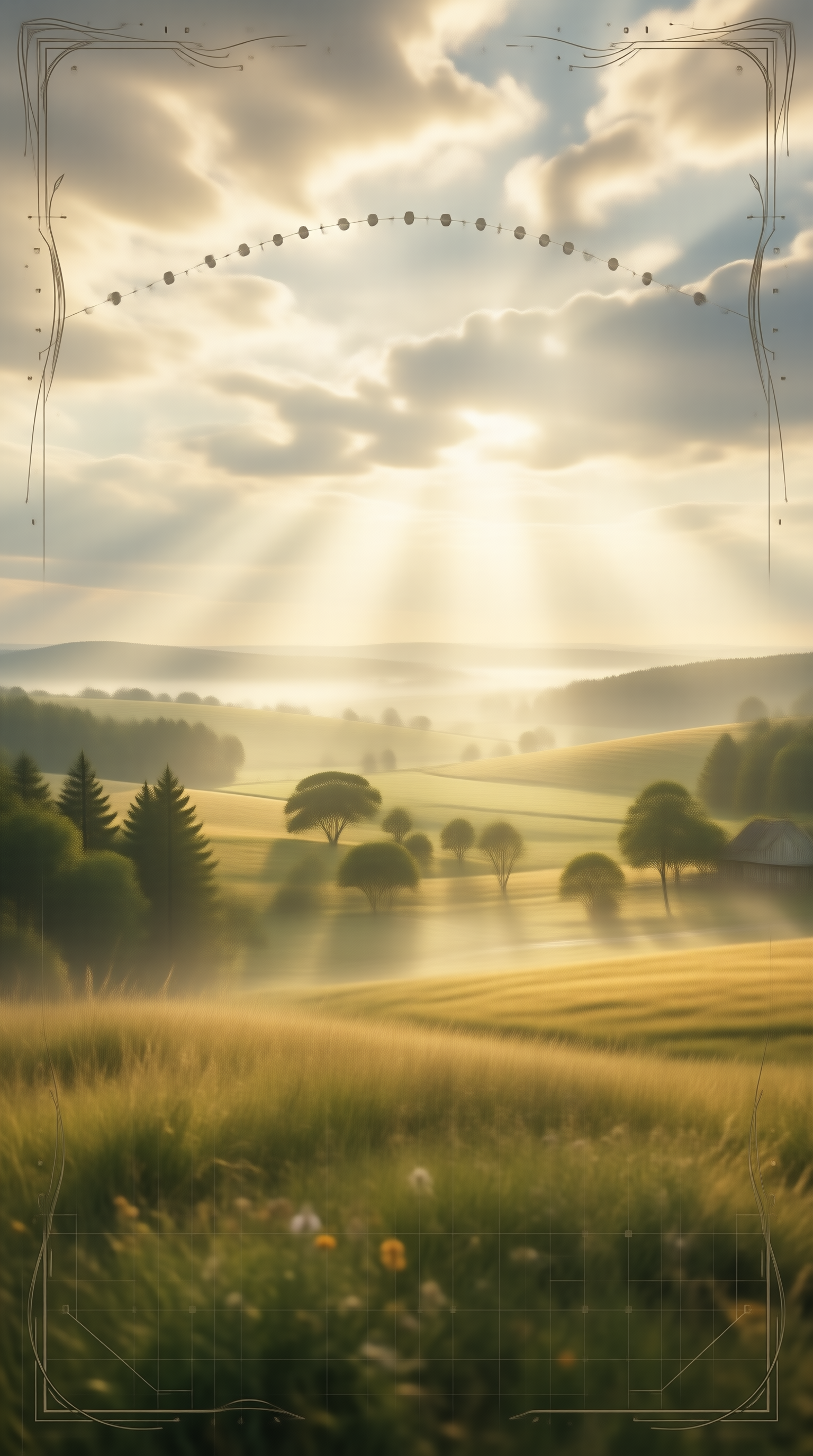 Sunburst Meadow Landscape