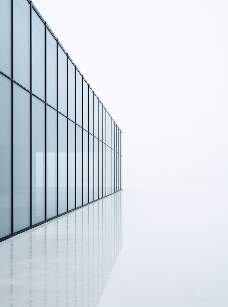 Modern Glass Building Facade