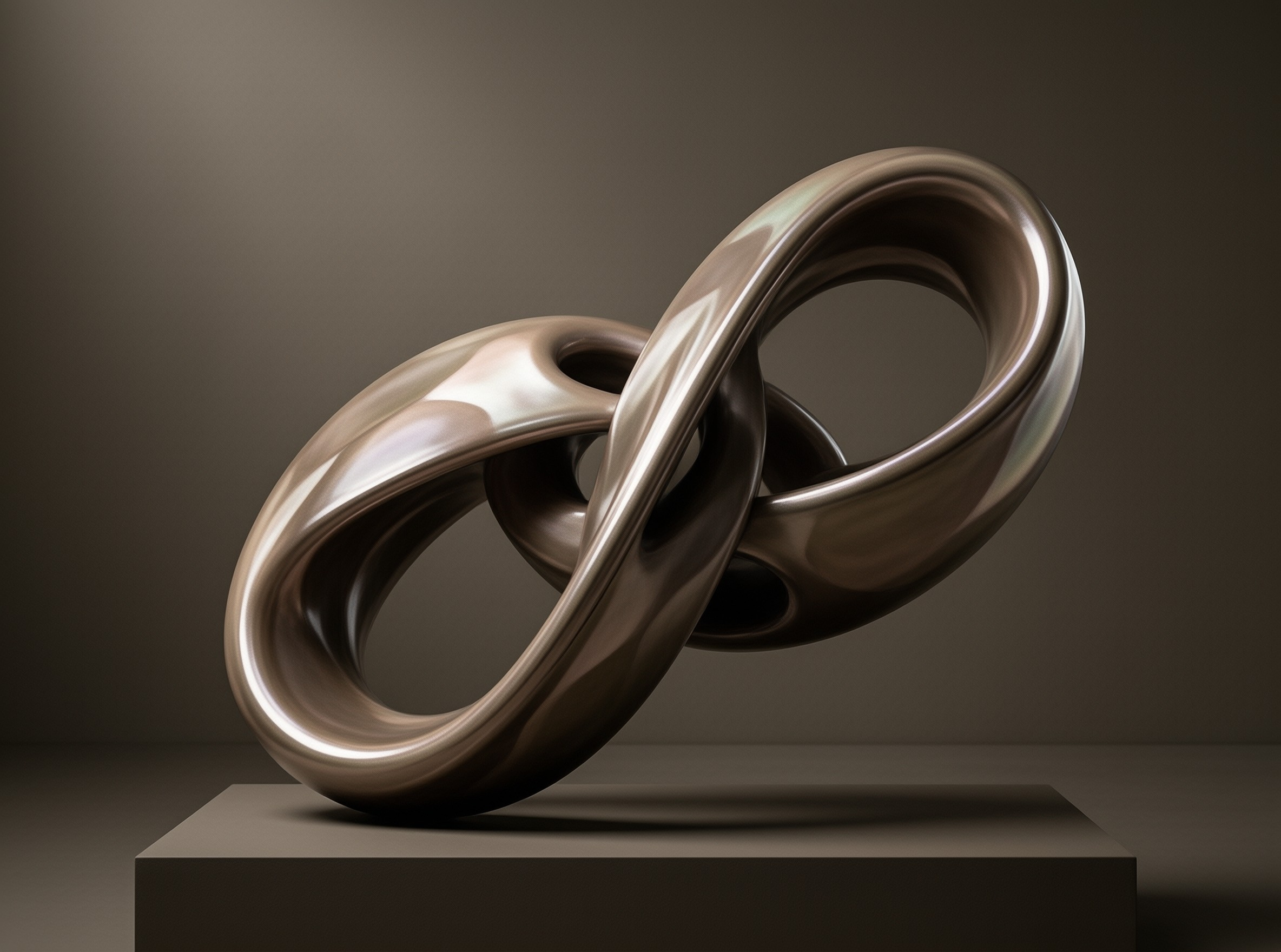 Abstract Metallic Sculpture