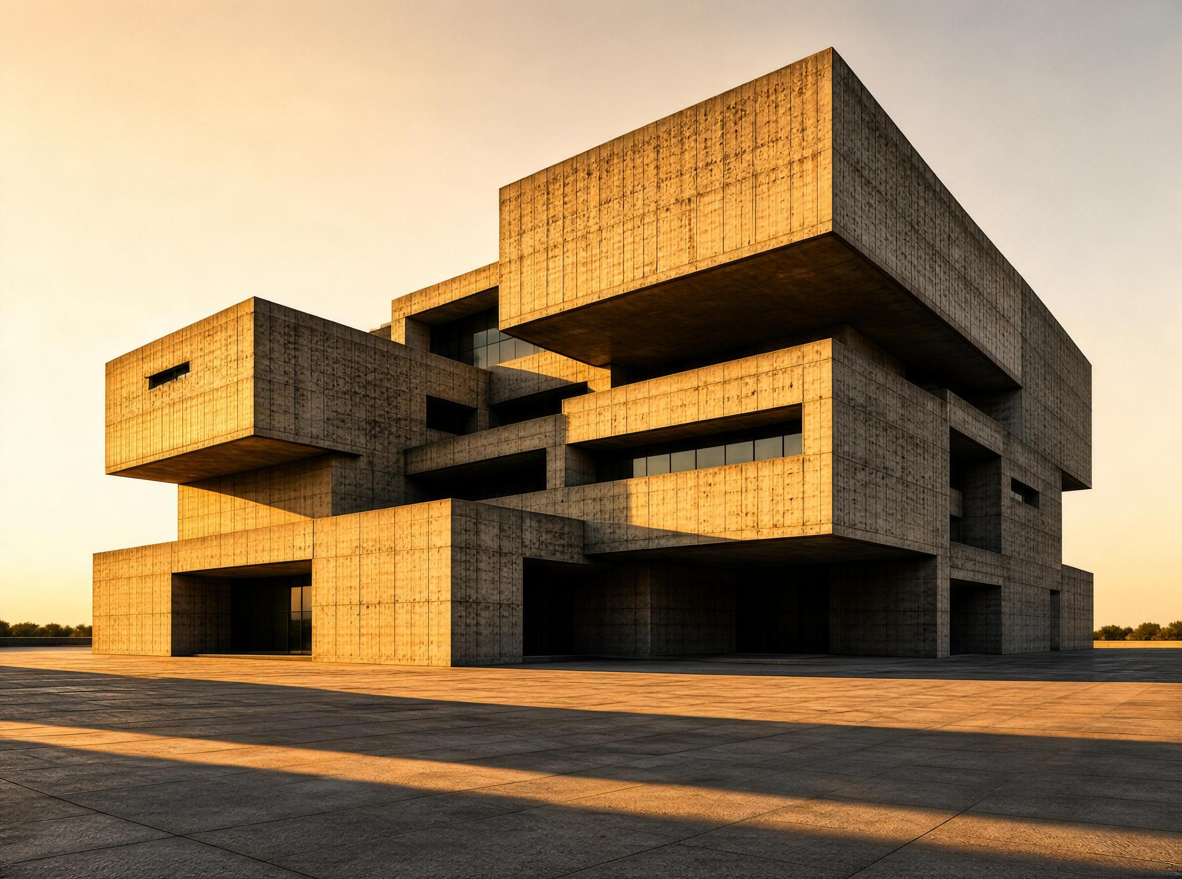 Brutalist Concrete Architecture