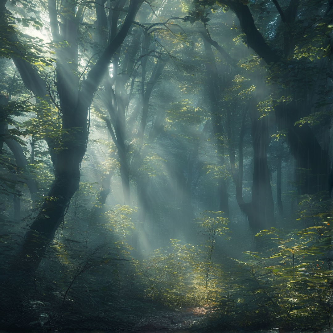 Sunlight in the Forest