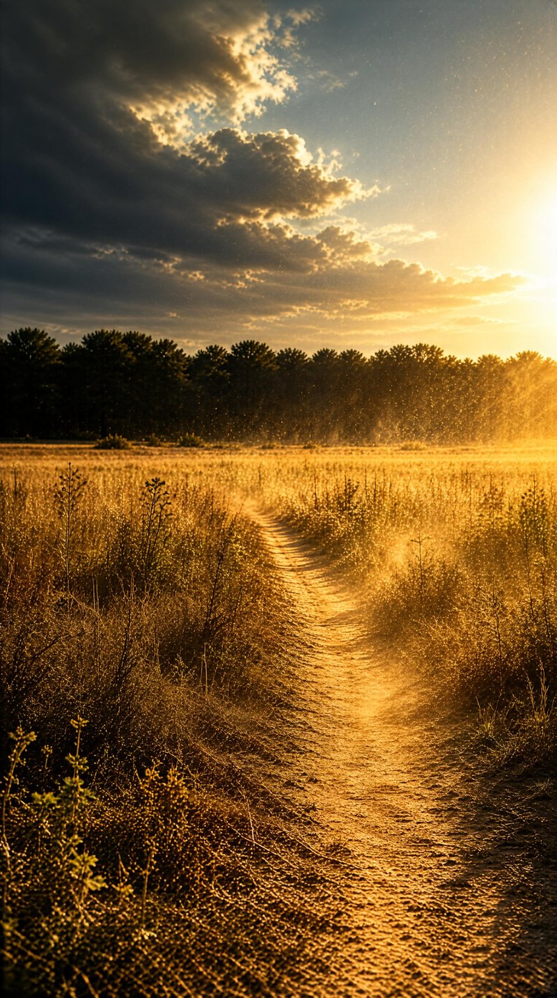 Golden Path at Sunset
