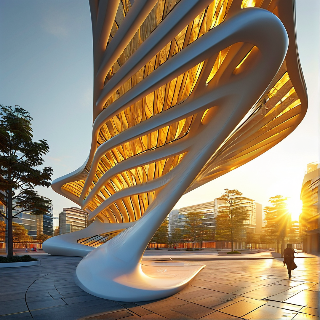 Futuristic Spiral Structure
