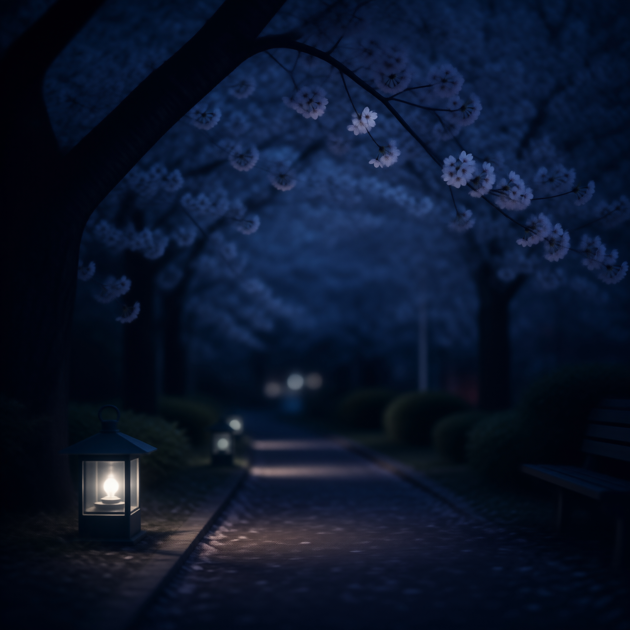 Night Bloom Landscape