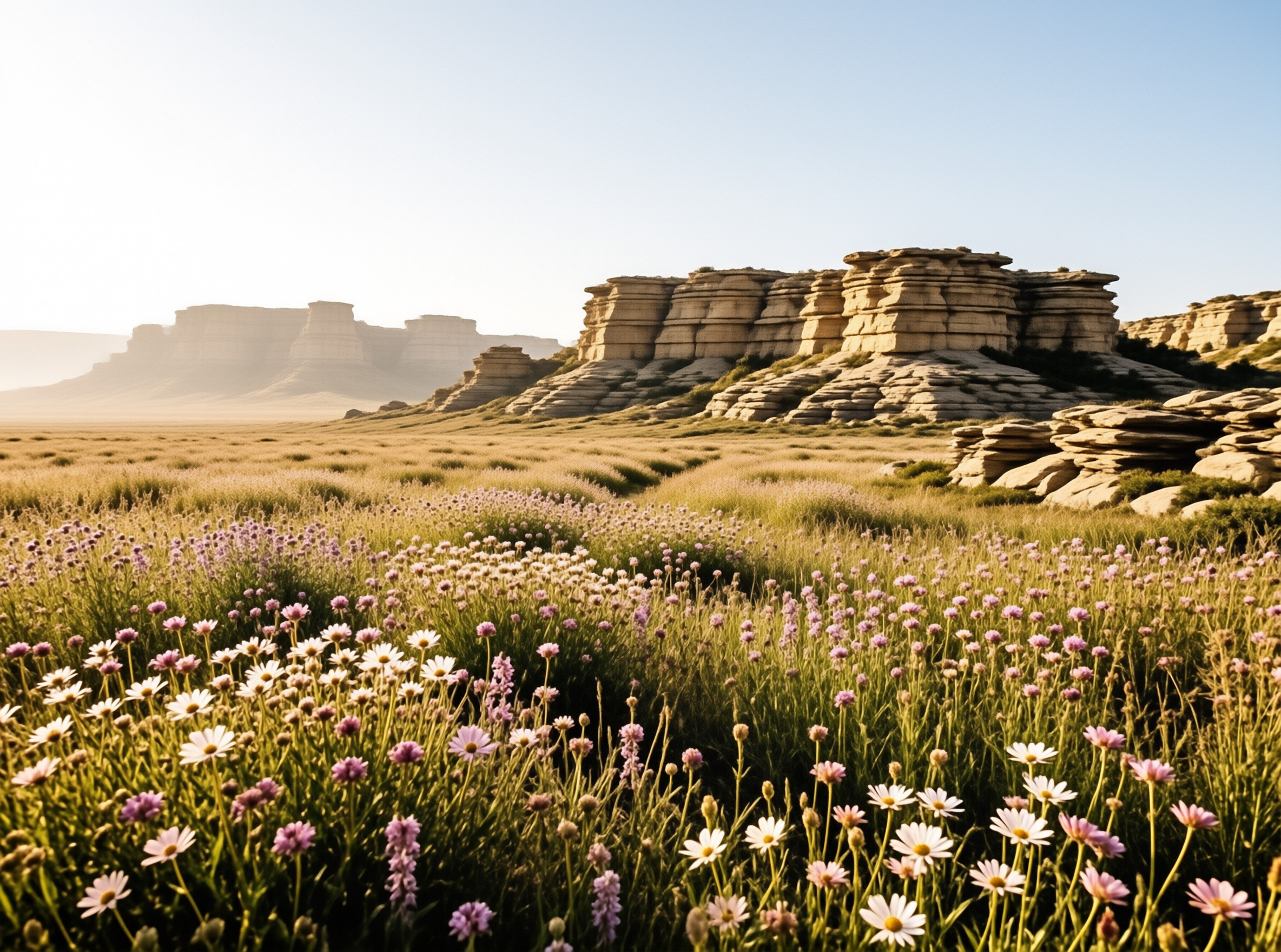 Blooming Desert Meadow