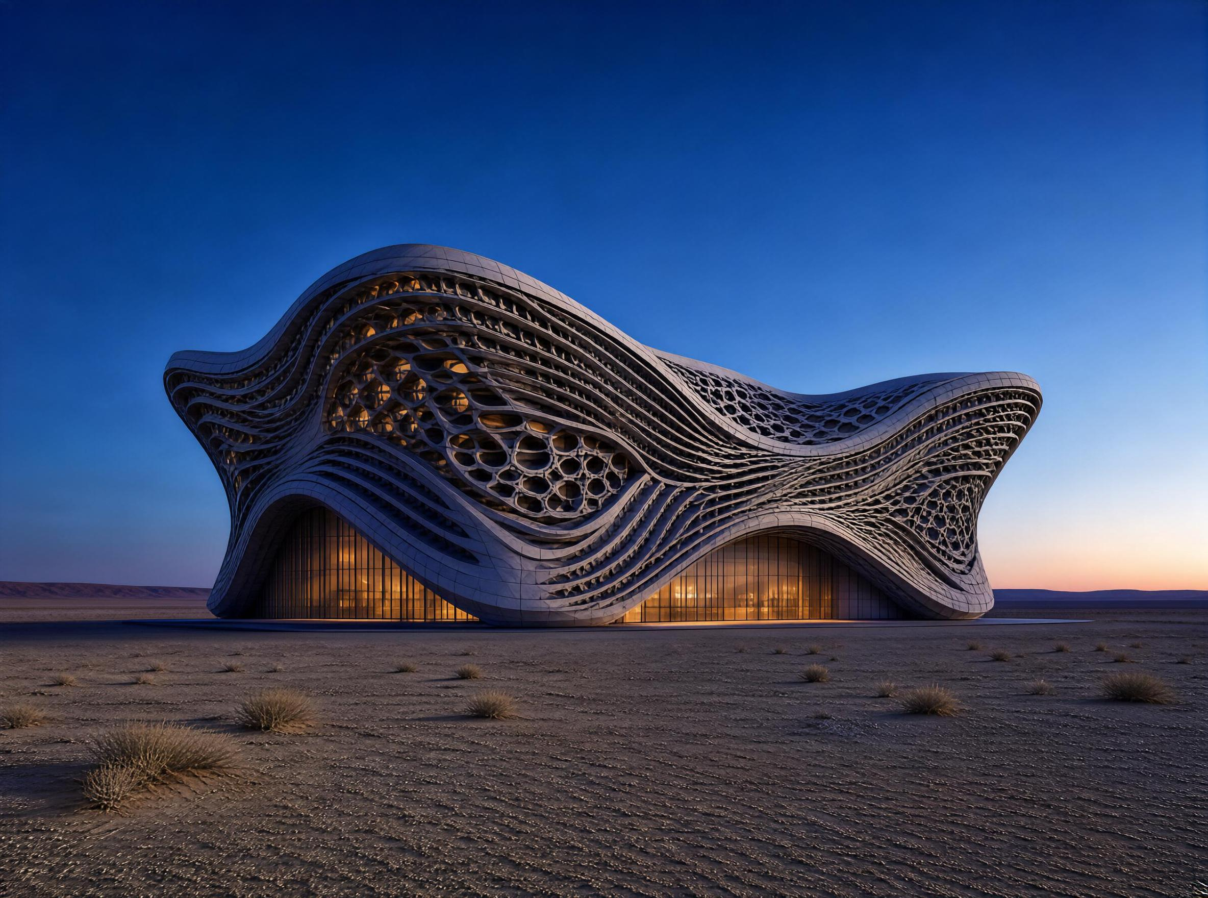Futuristic Desert Structure
