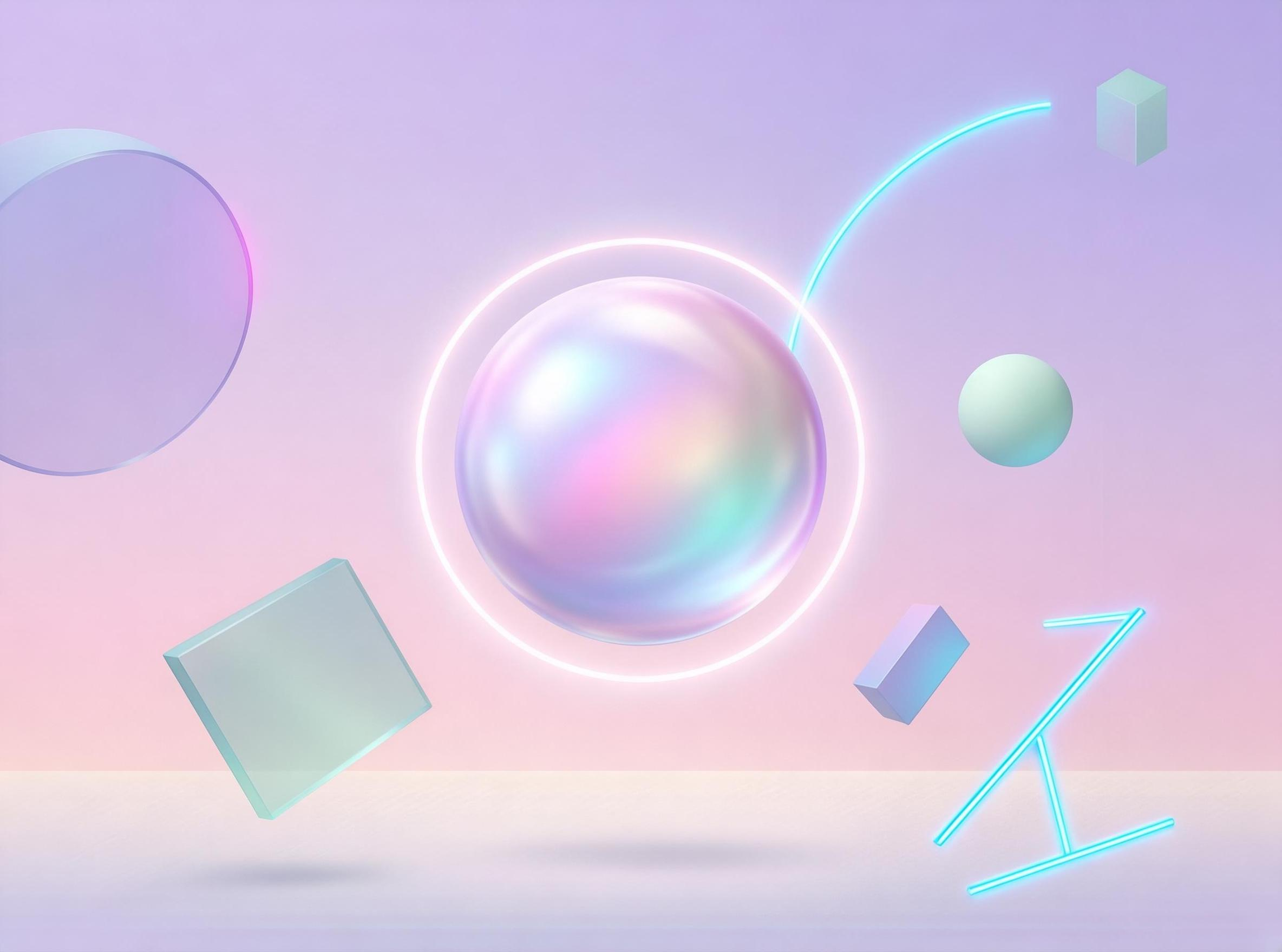Abstract Iridescent Geometry