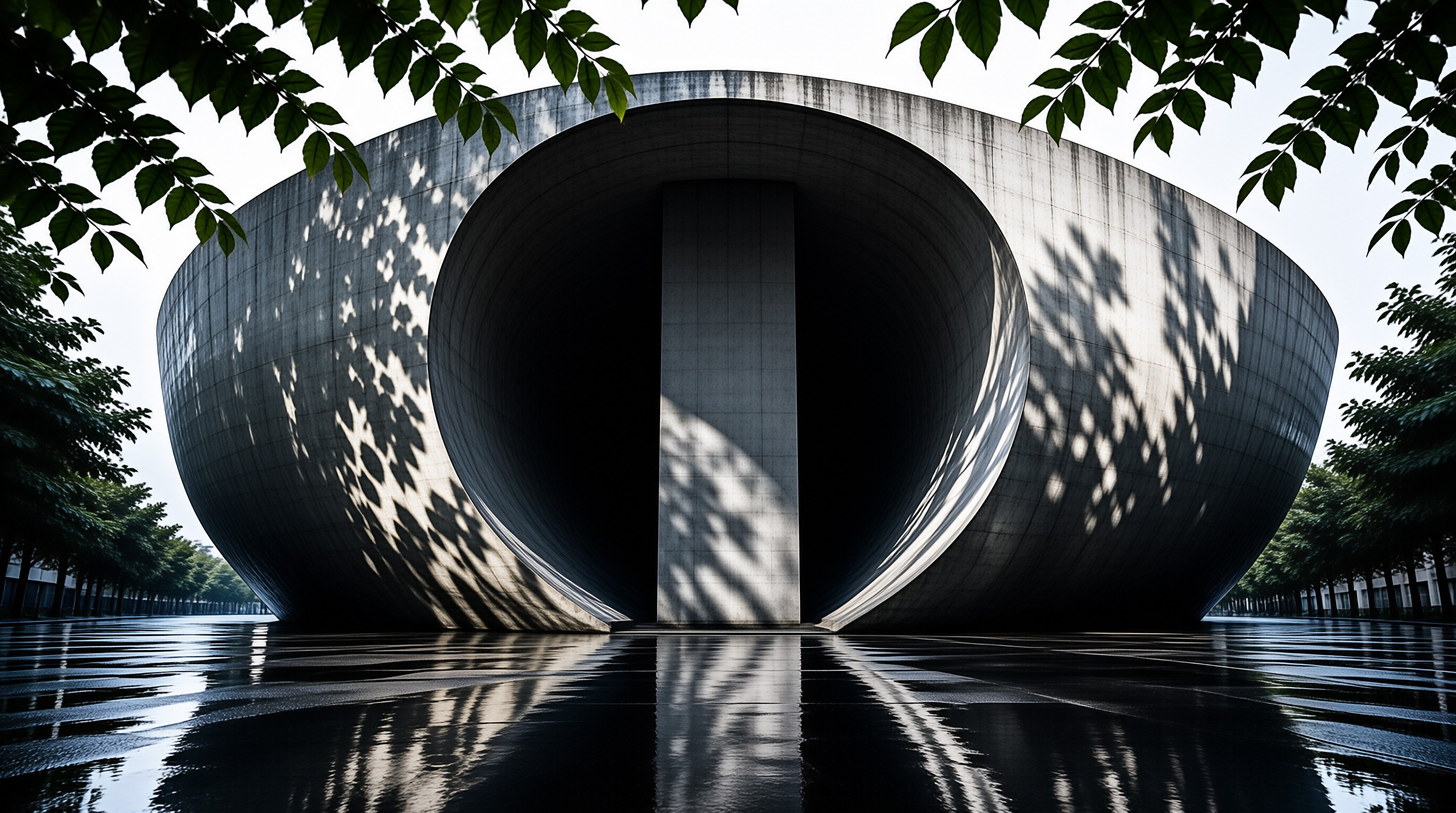 Curved Concrete Structure
