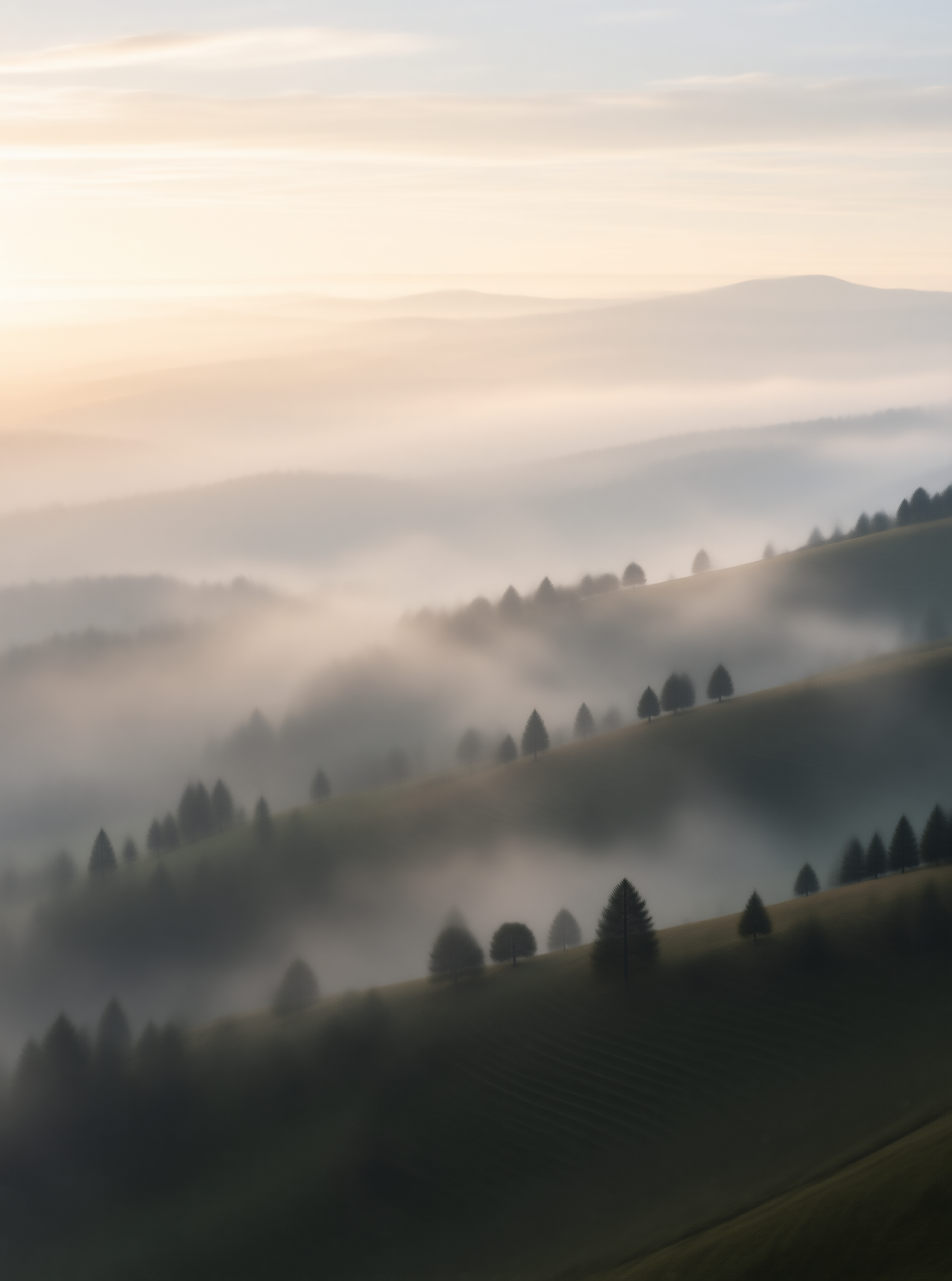 Misty Hollows Landscape