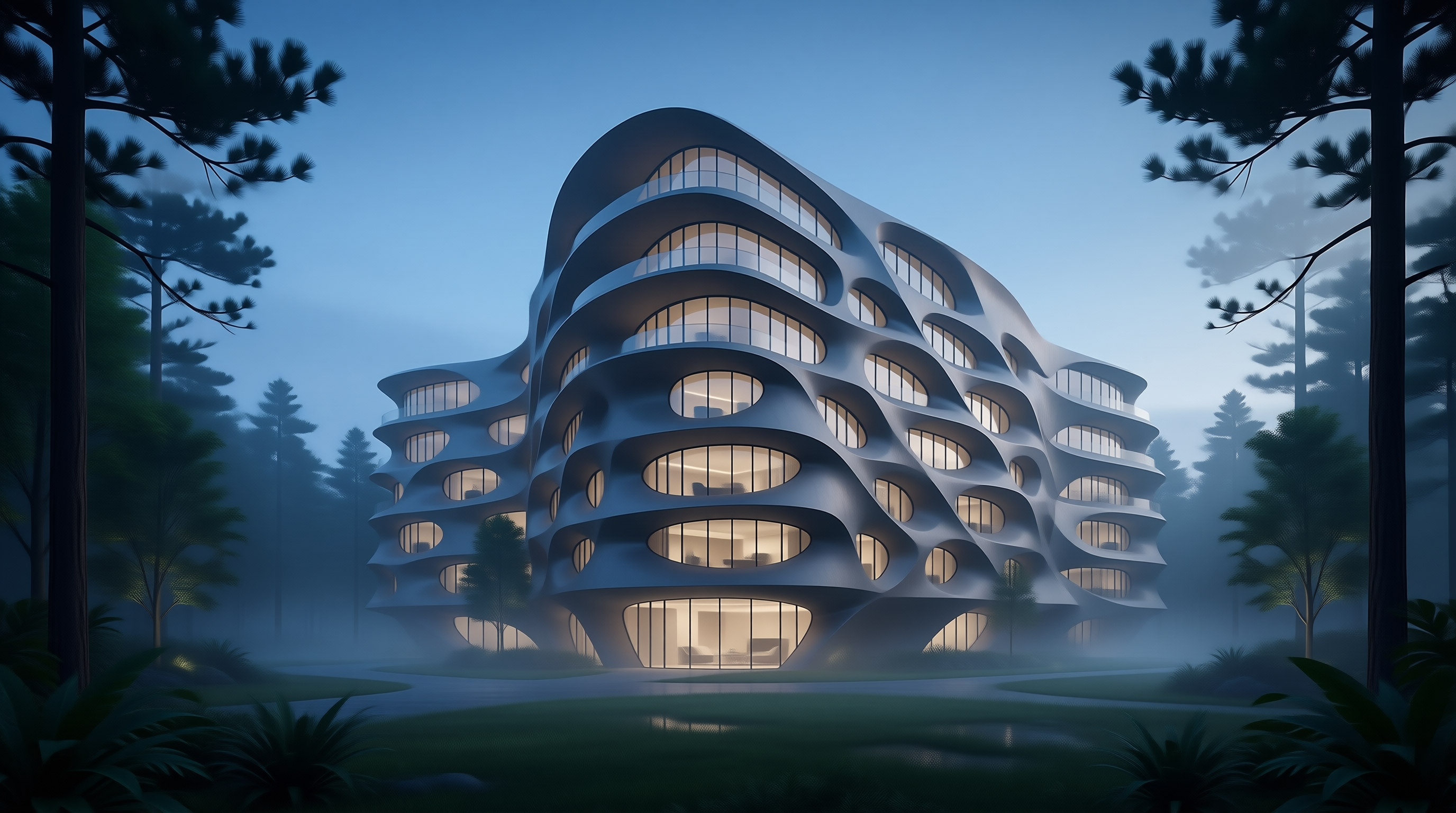 Futuristic Forest Architecture