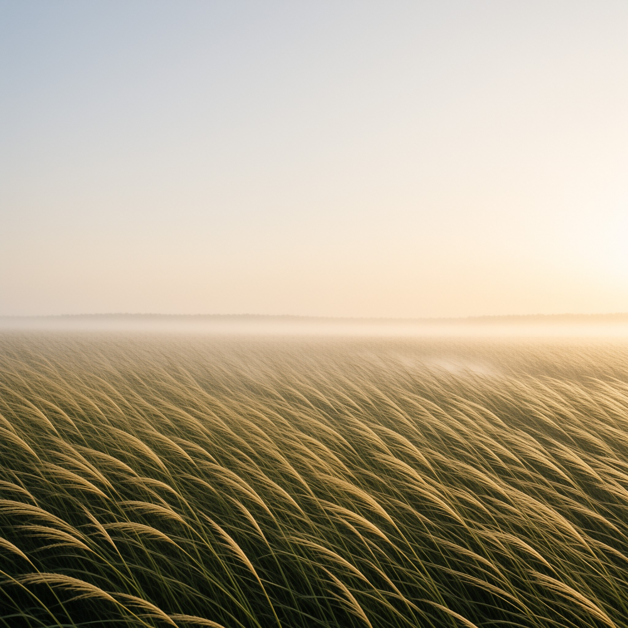 Golden Grass Landscape