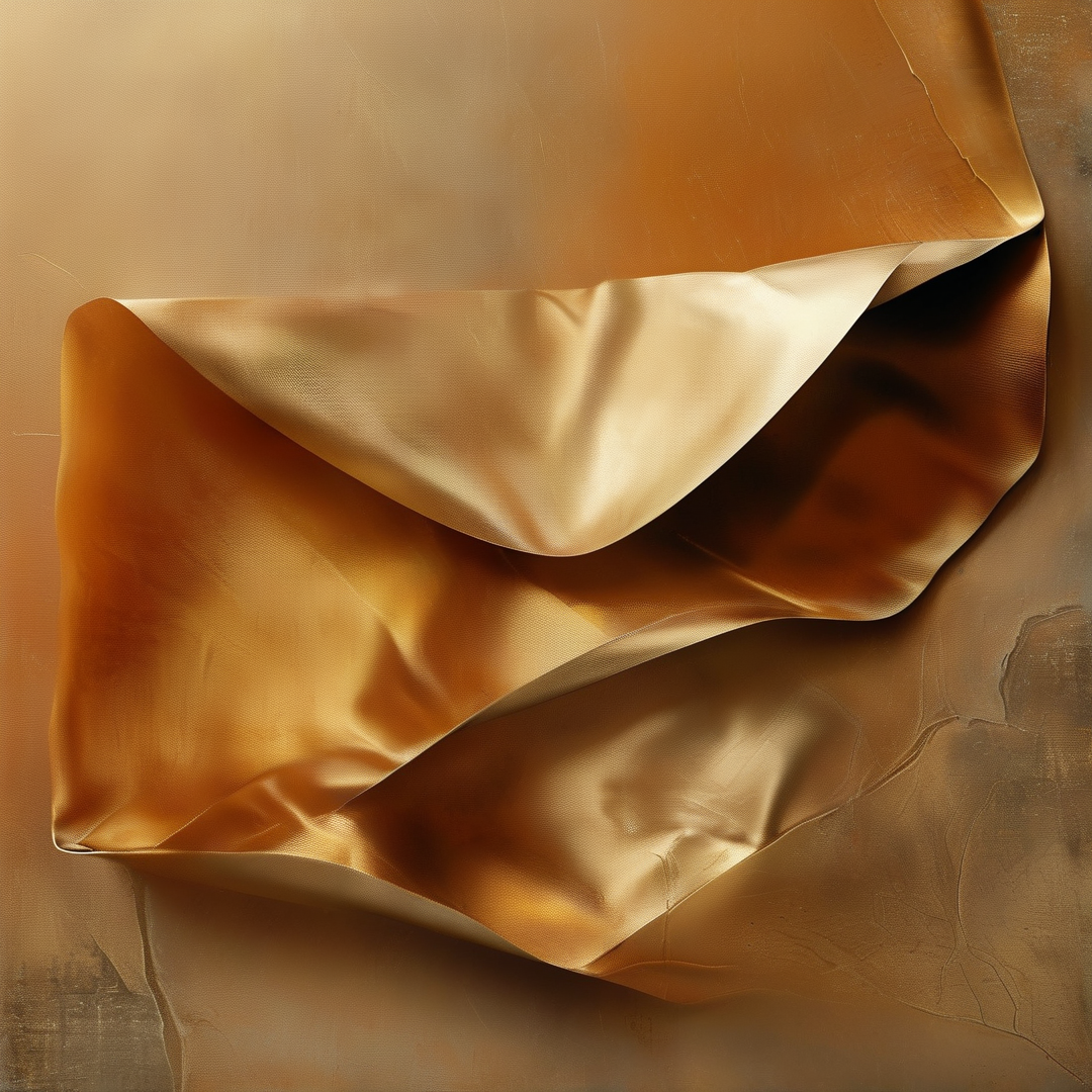 Shimmering Gold Satin