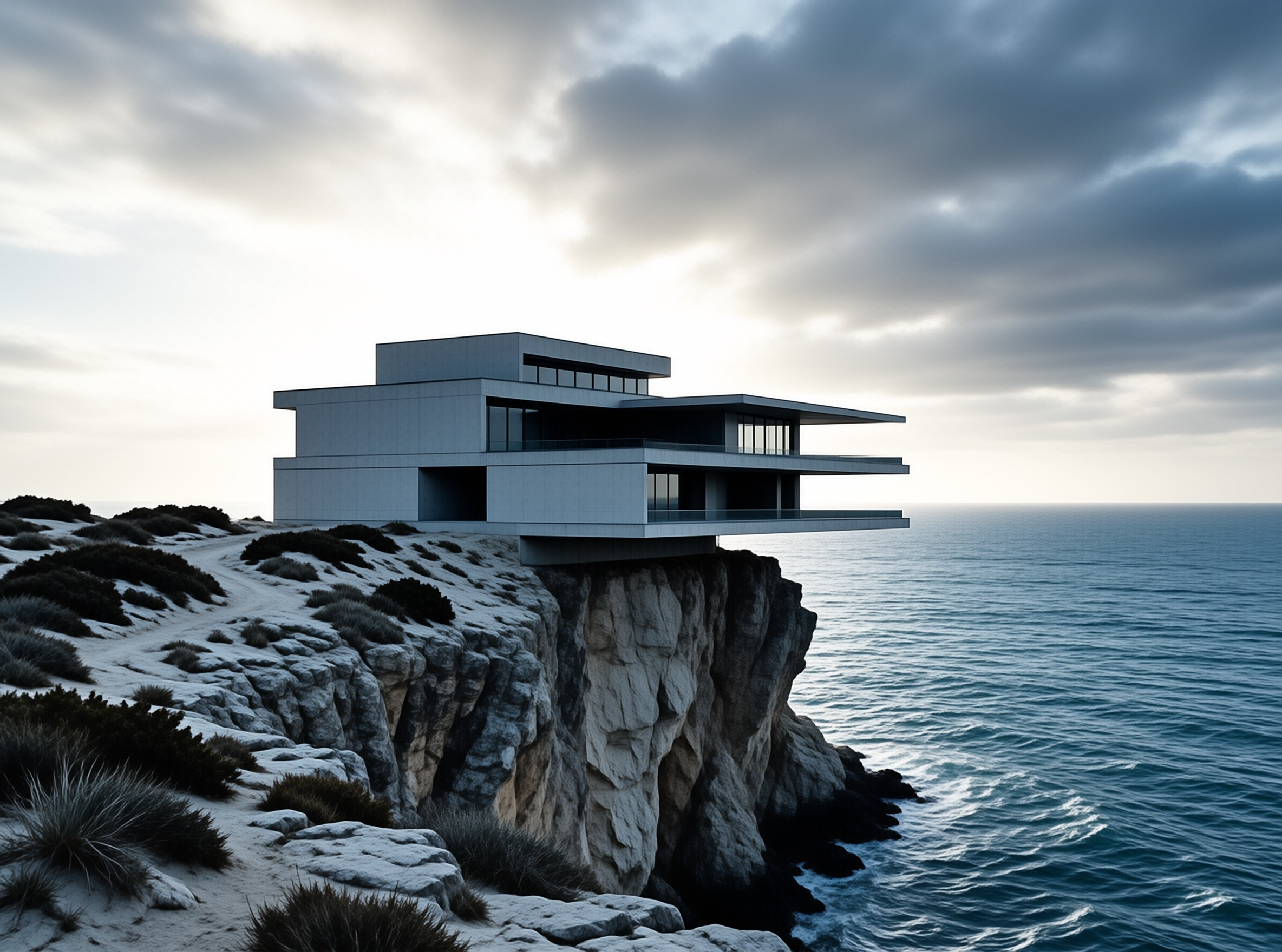 Modern Villa on Cliff