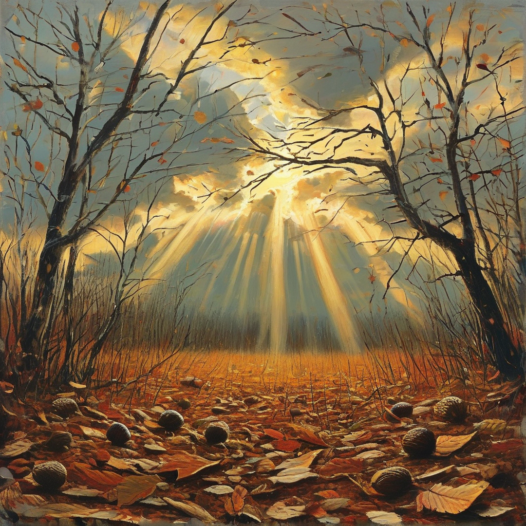 Autumn Forest Sunbeams