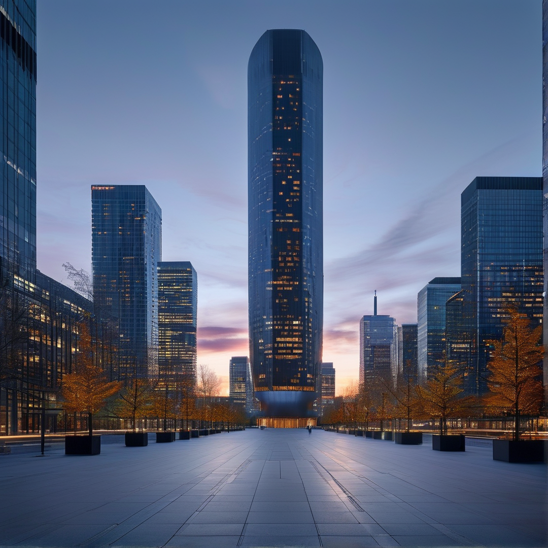City Plaza at Twilight