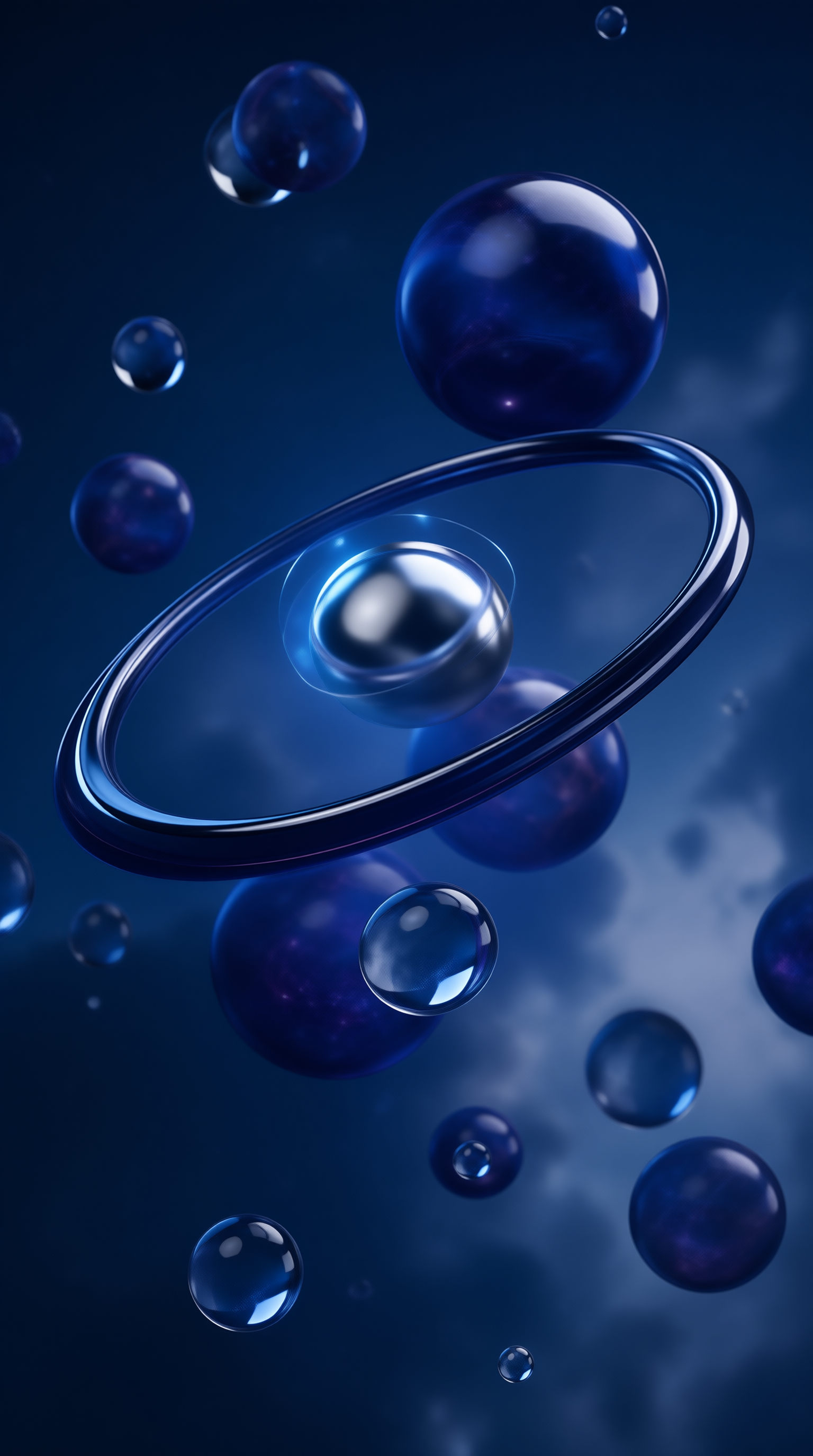 Cobalt Glass Spheres — Orbital Study