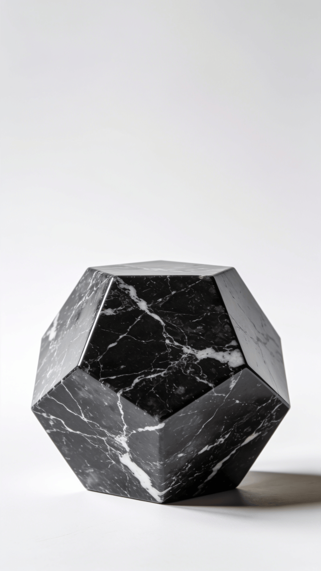 Bold, Marble Dodecahedron