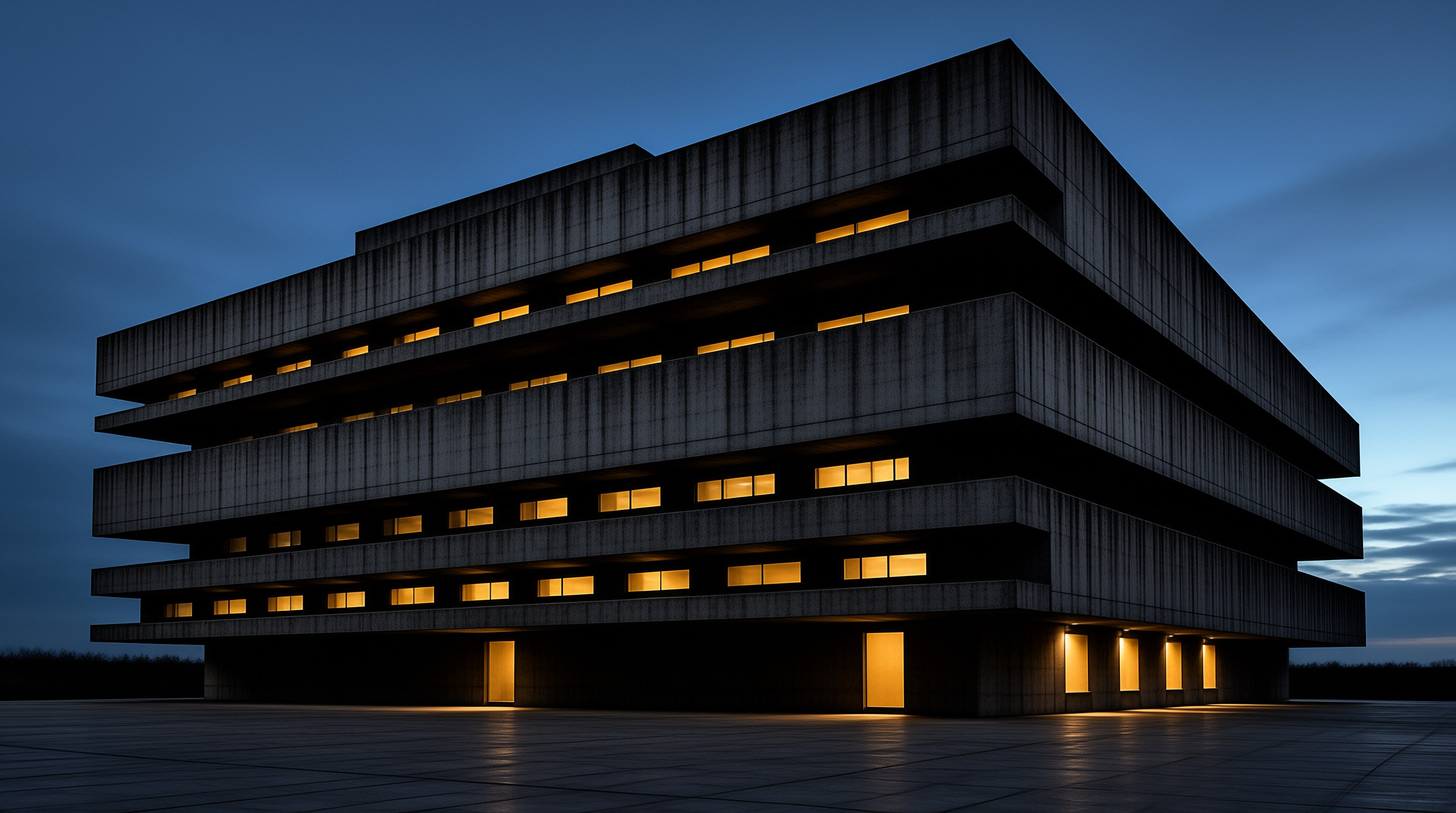 Modern Concrete Building