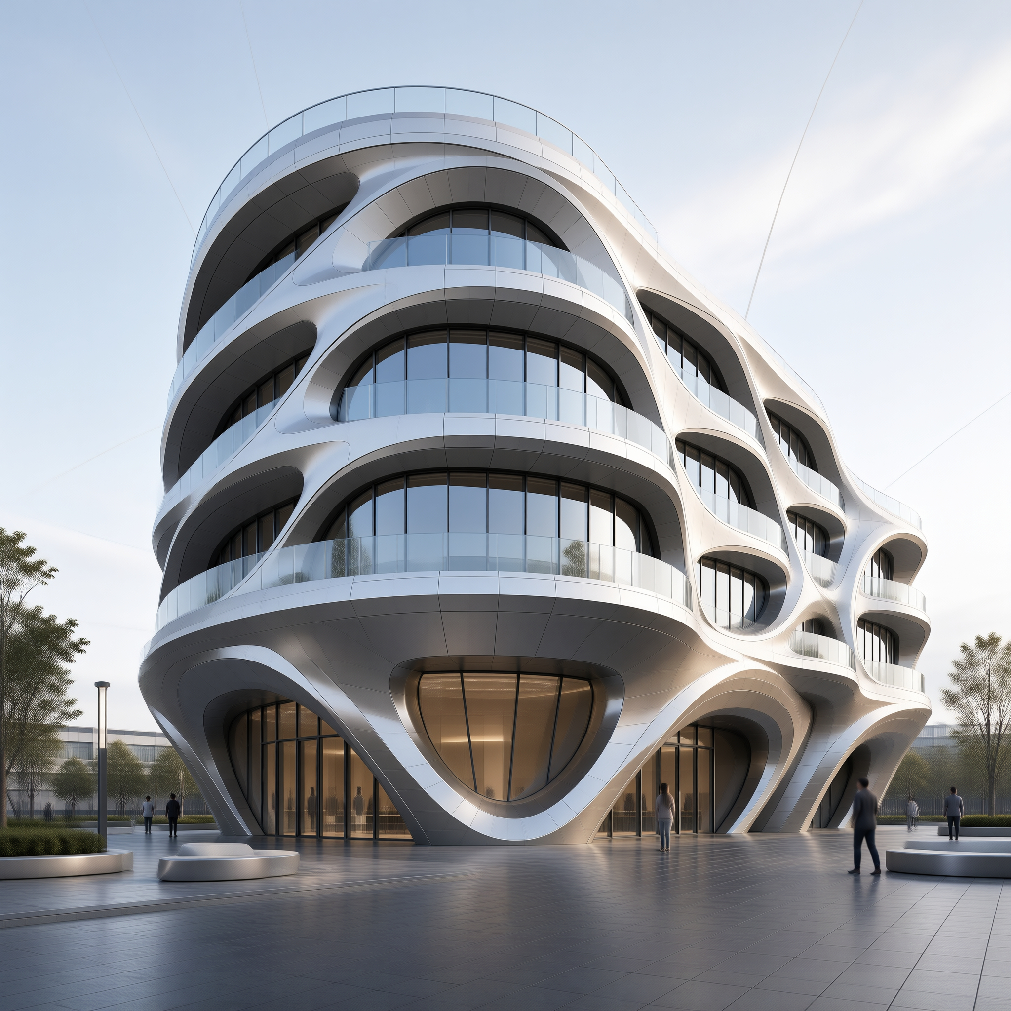 Futuristic Organic Building