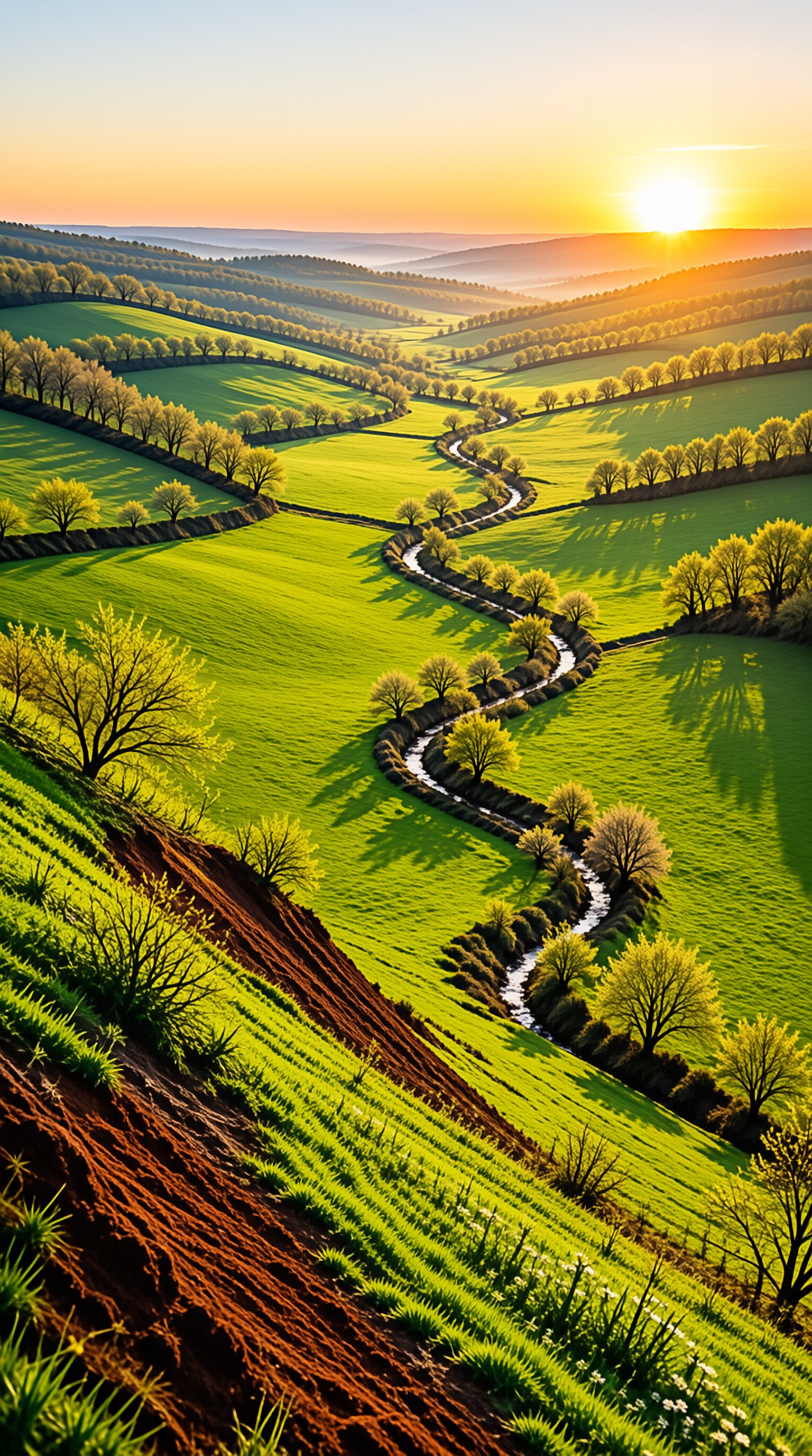 Winding River Landscape