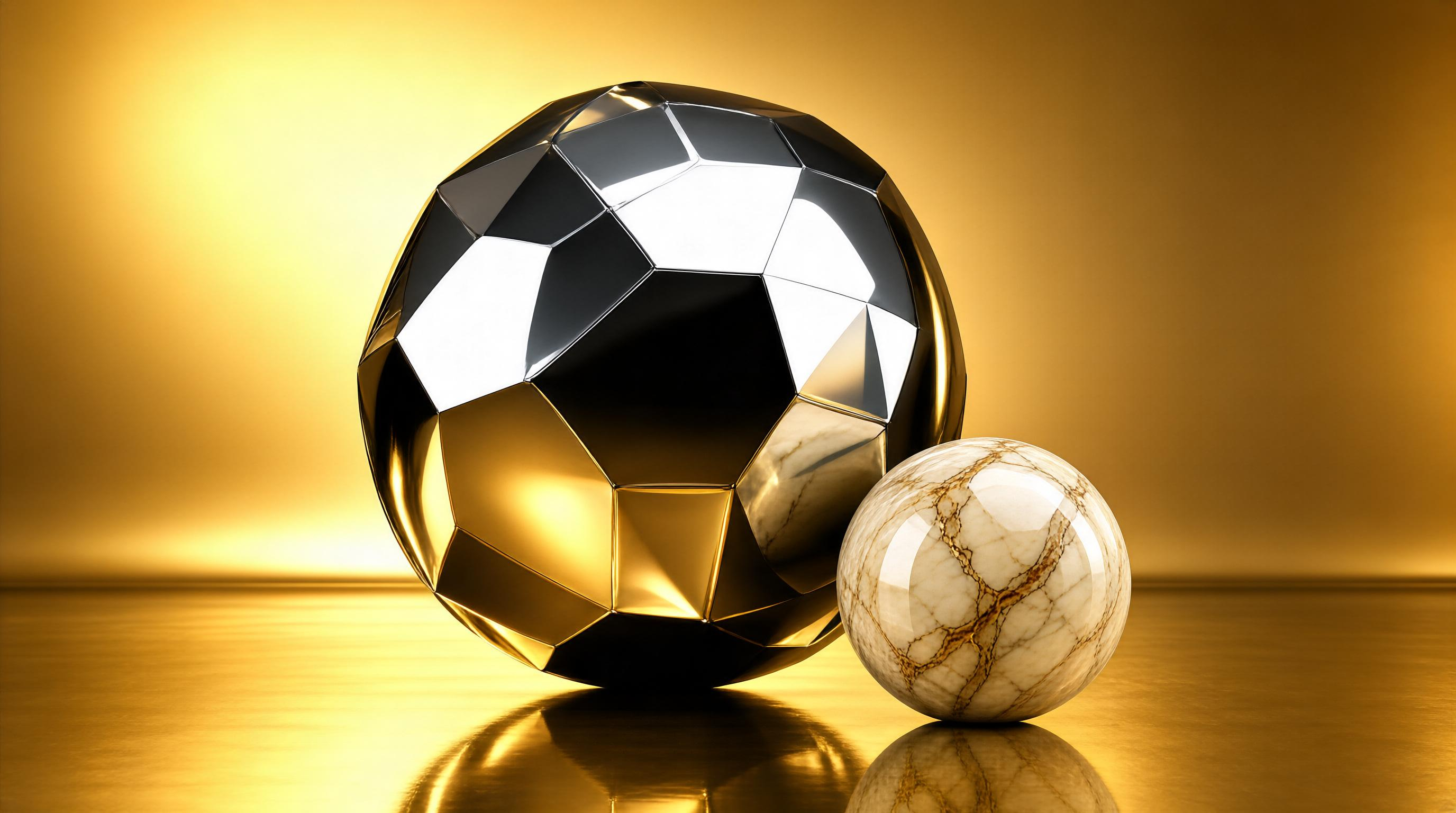 Golden Faceted Spheres
