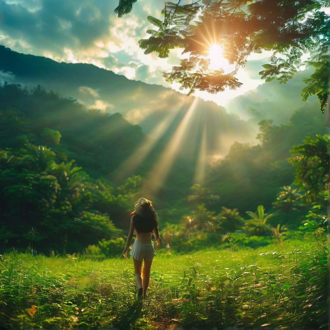 Walking Into Sunshine