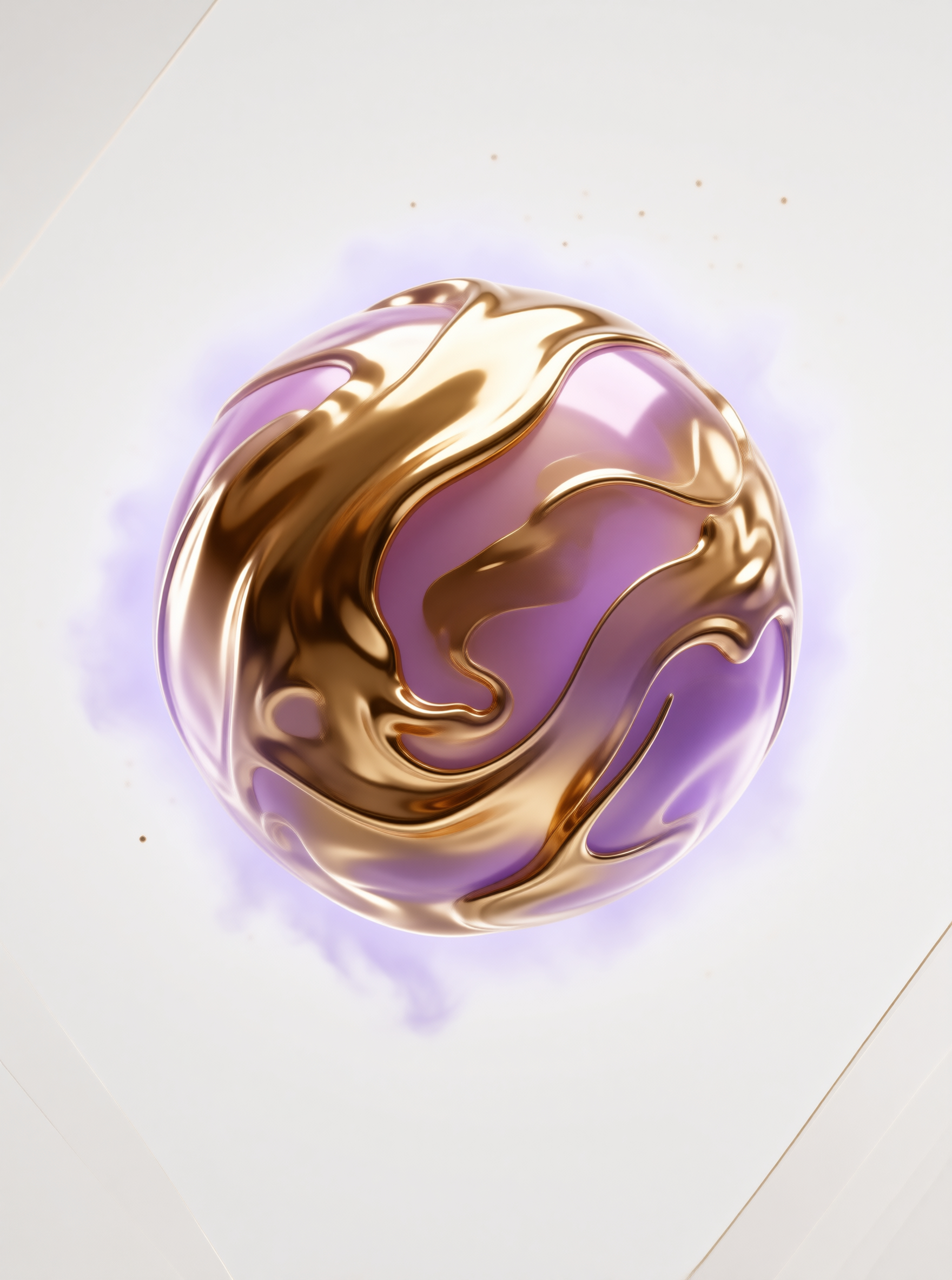 Abstract Liquid Metal Sphere