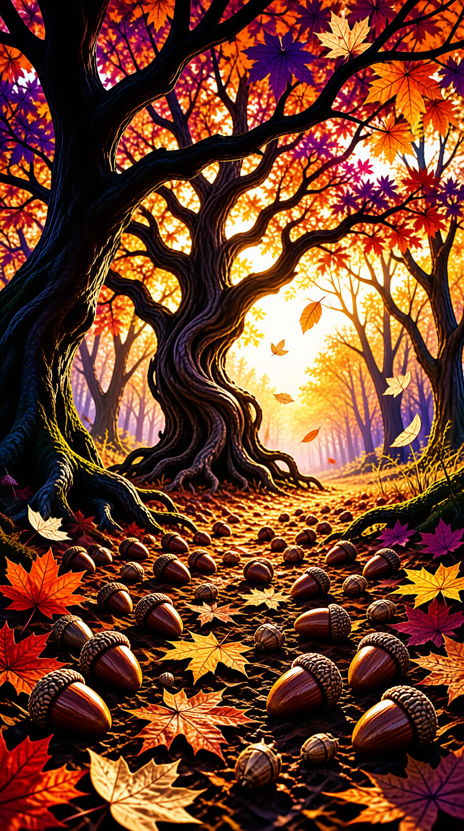 Twisted Autumn Forest