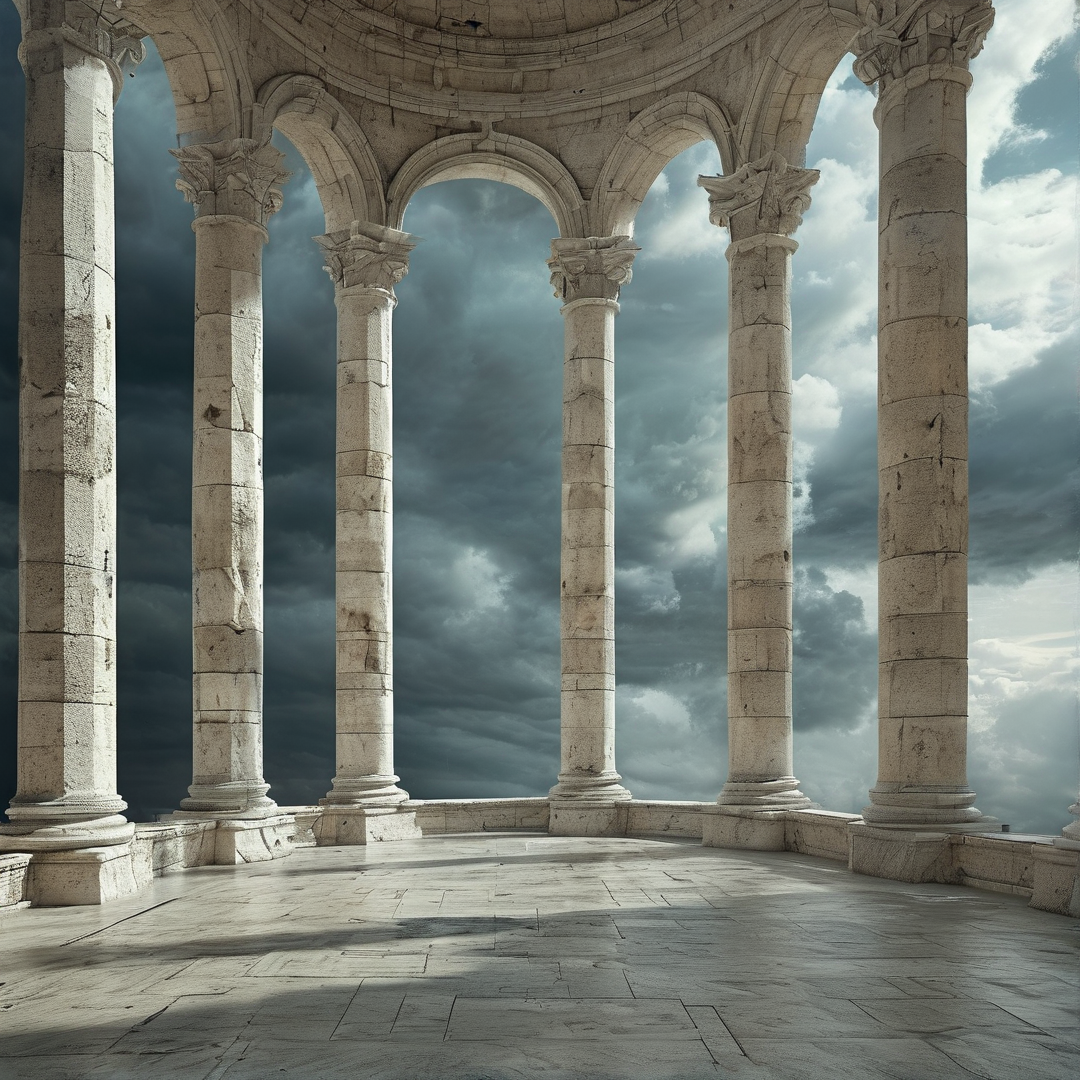 Ancient Stone Colonnade