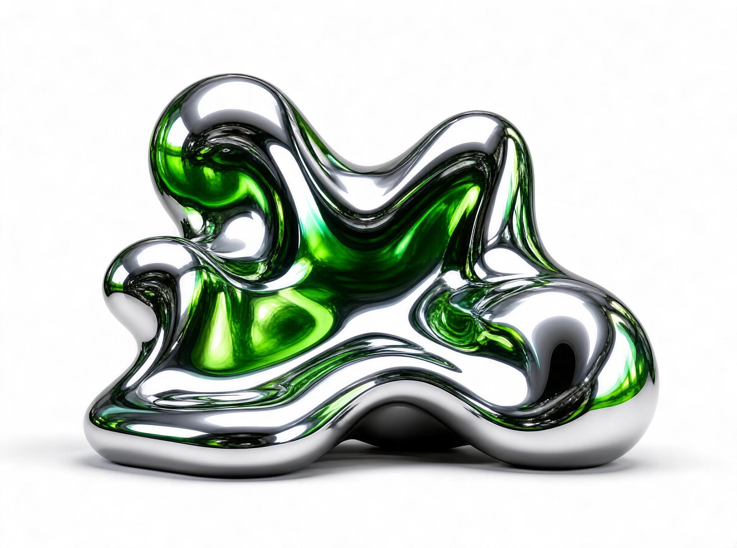 Liquid Chrome Blob