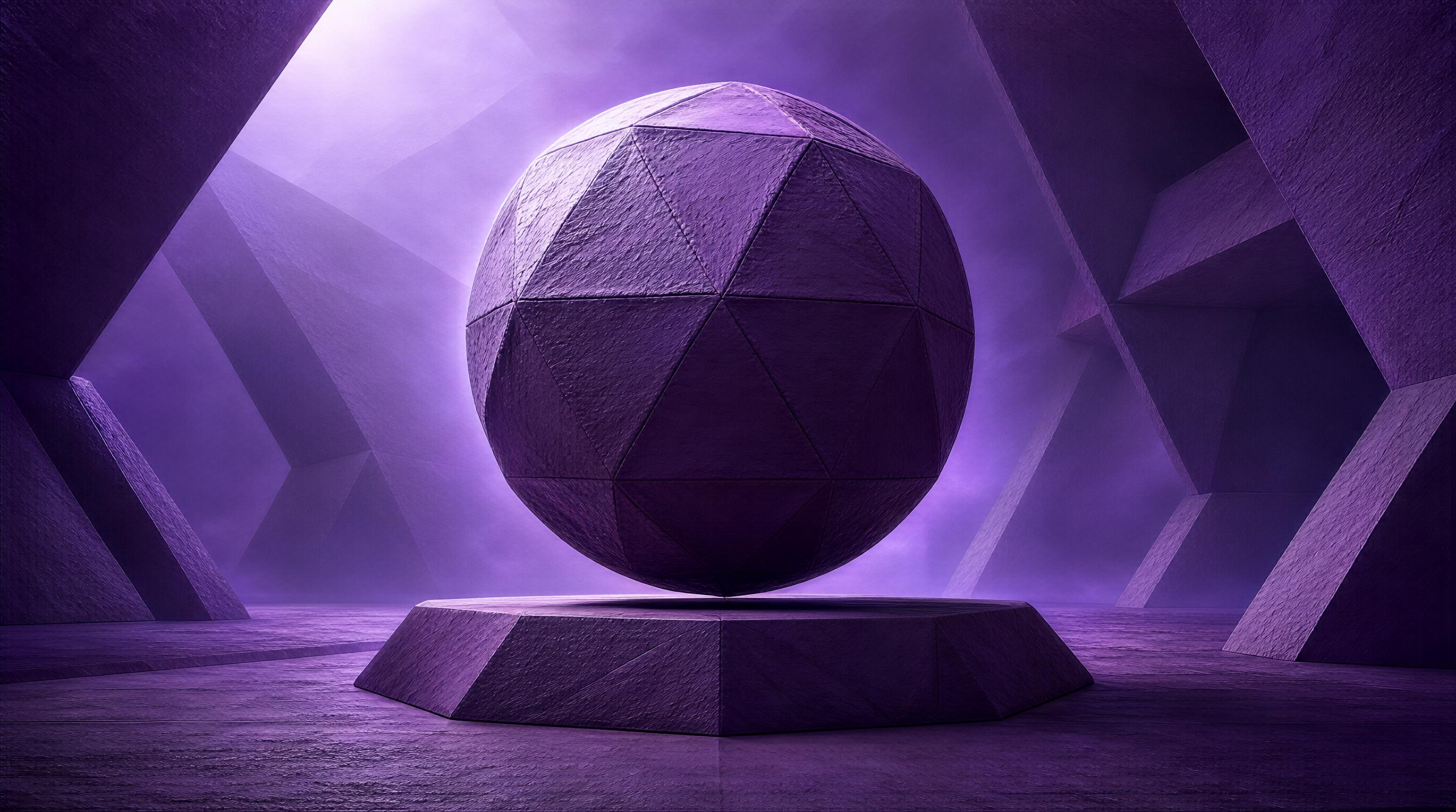 Geometric Purple Sphere in Symmetric Chamber