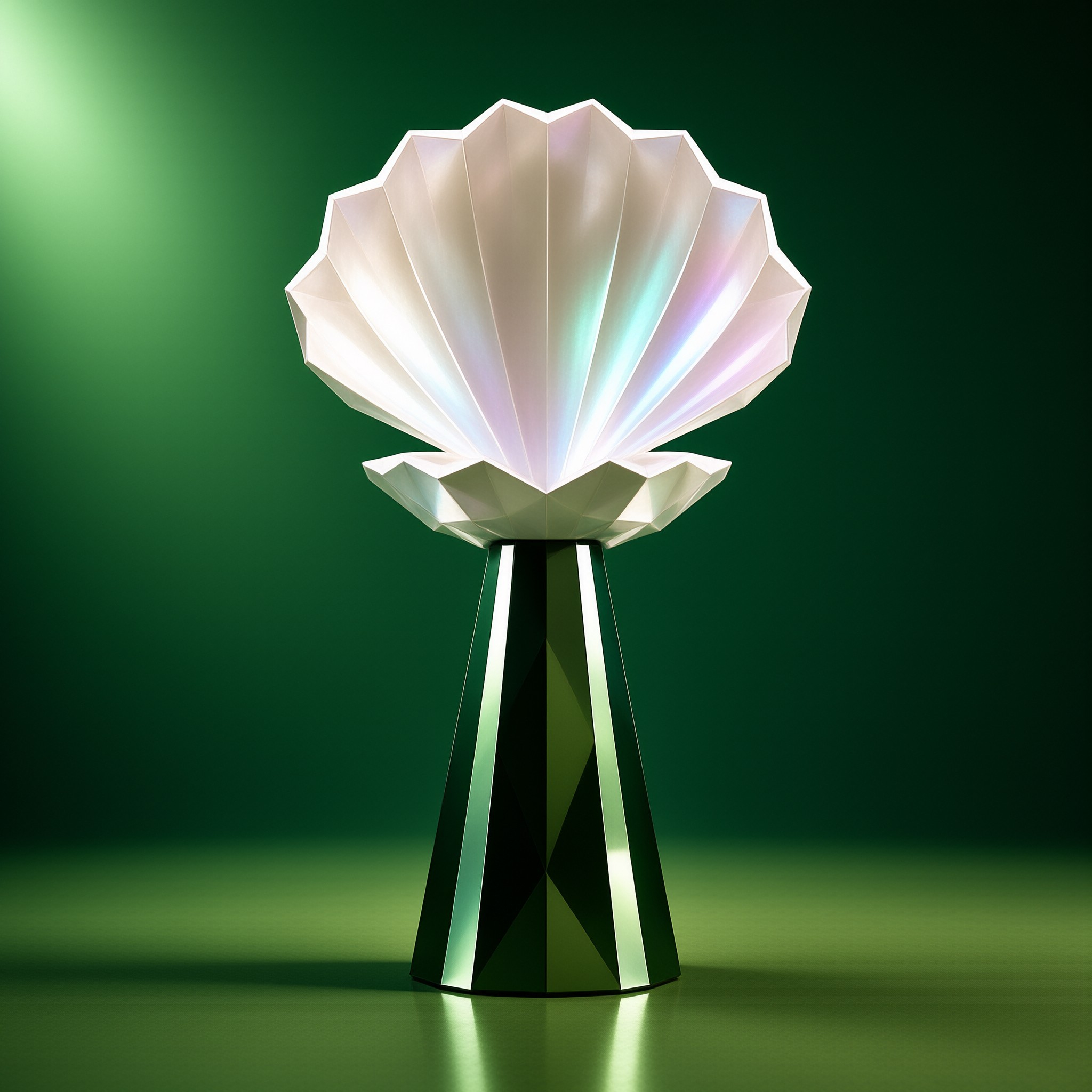 Iridescent Shell Sculpture